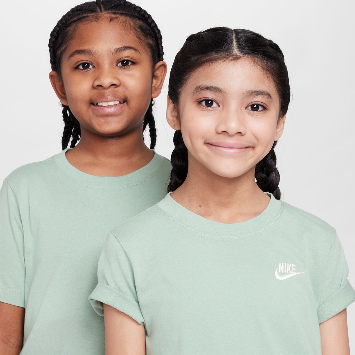 T-shirt de menino Sportswear Nike Verde-6