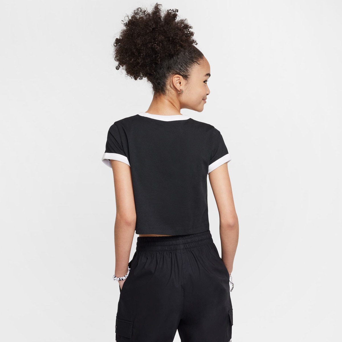 T-shirt de Menina Sportswear Tee Y2K Graphic Star Preto-2