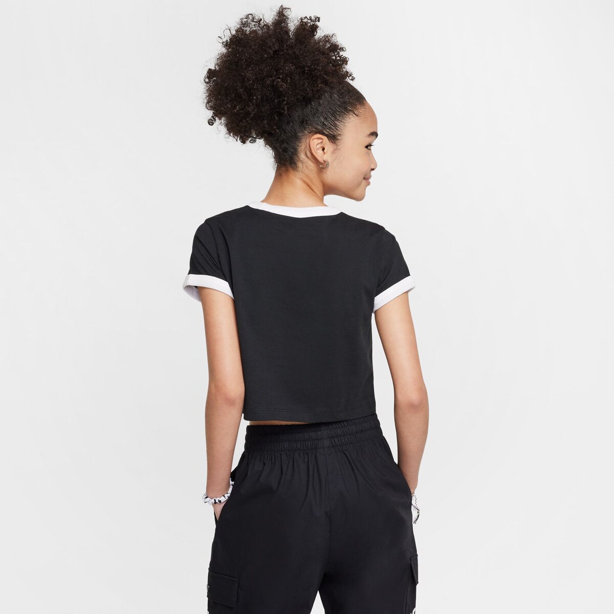 T-shirt de Menina Sportswear Tee Y2K Graphic Star Preto-2