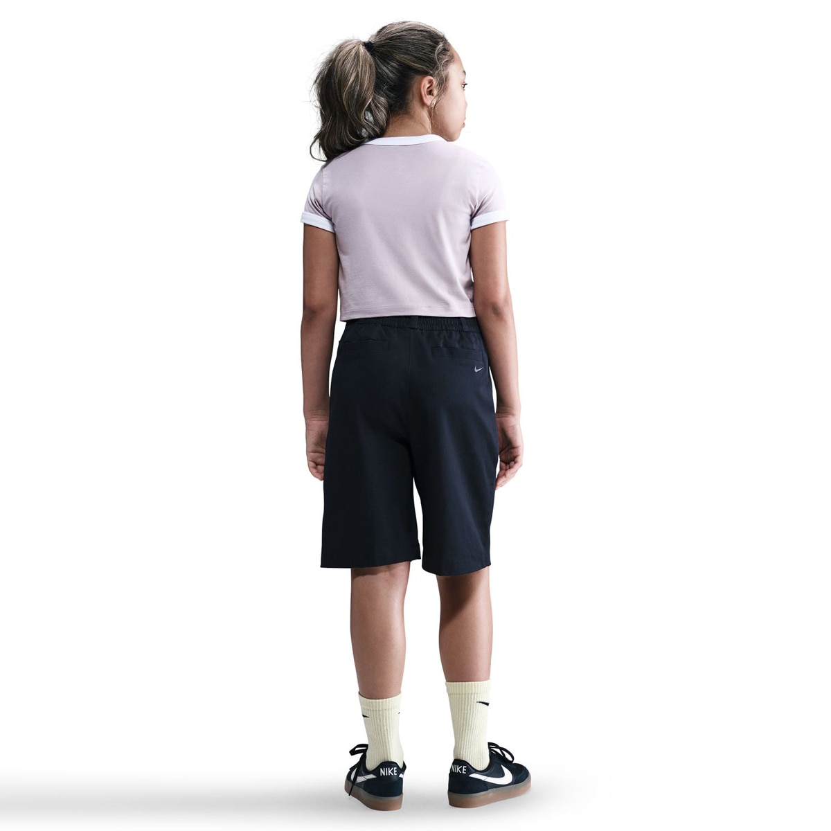 T-shirt de Menina Sportswear Tee Y2K Graphic Star Cinzento-2