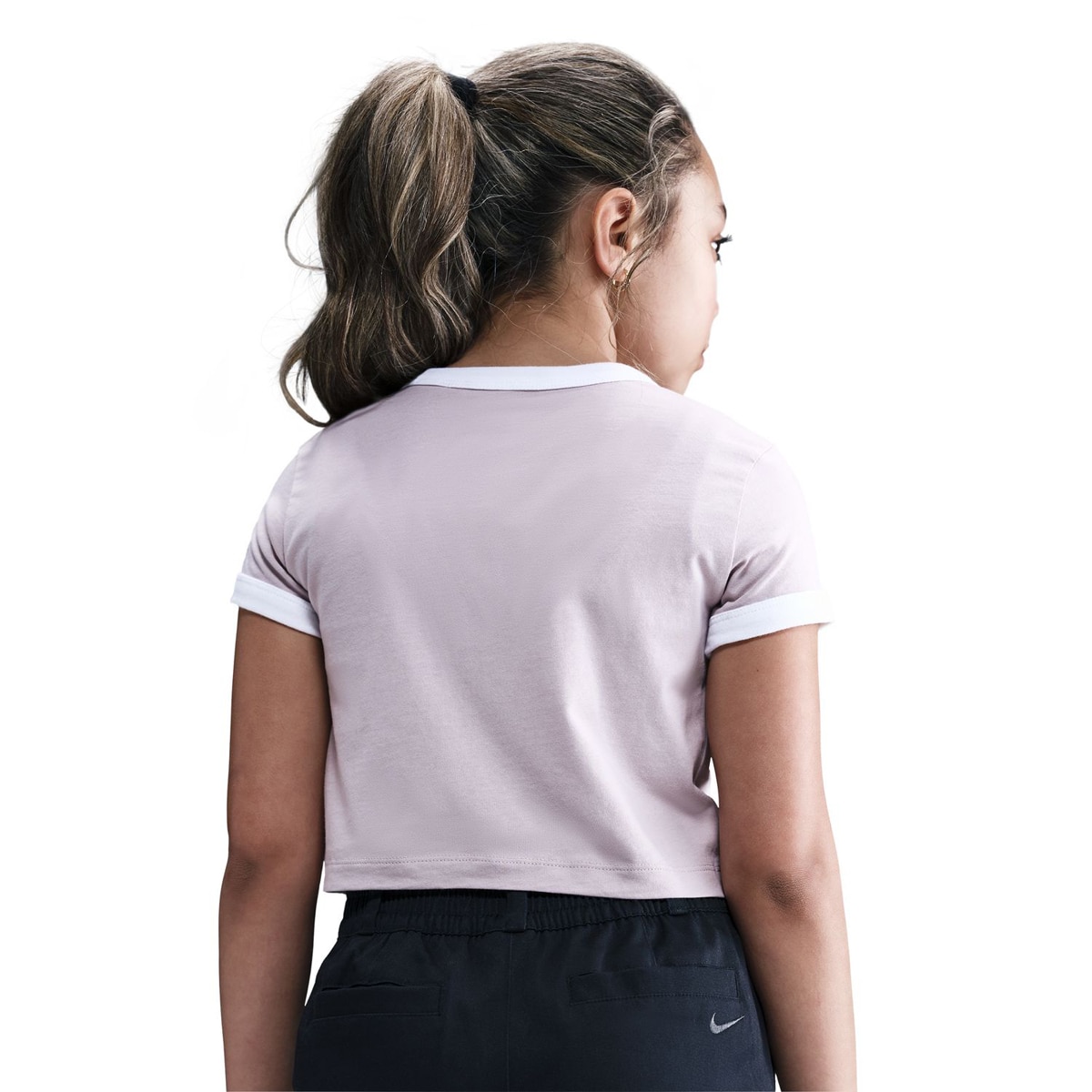 T-shirt de Menina Sportswear Tee Y2K Graphic Star Cinzento-4
