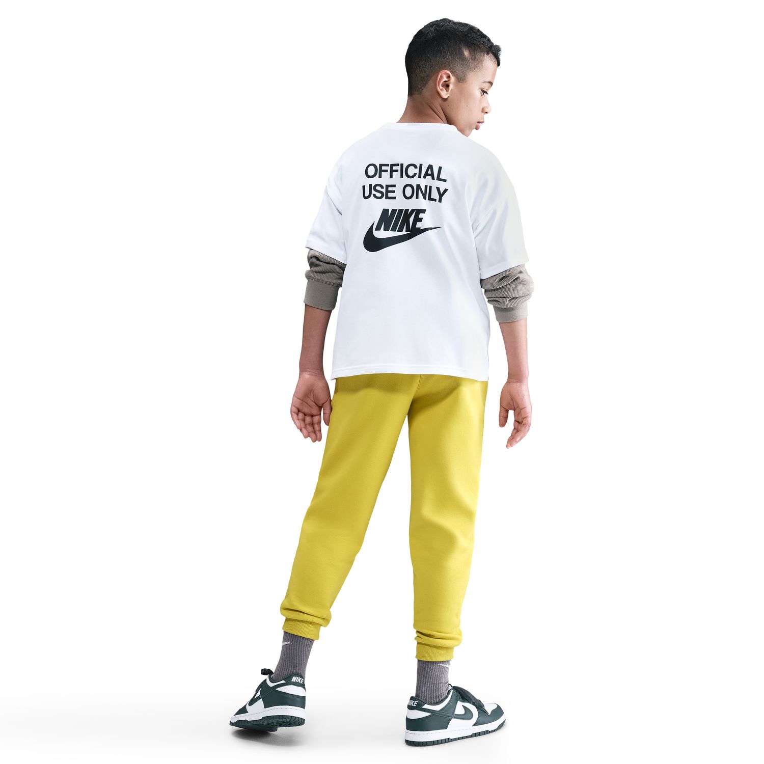 T-shirt de Criança Sportswear Tee Remix Branco-2