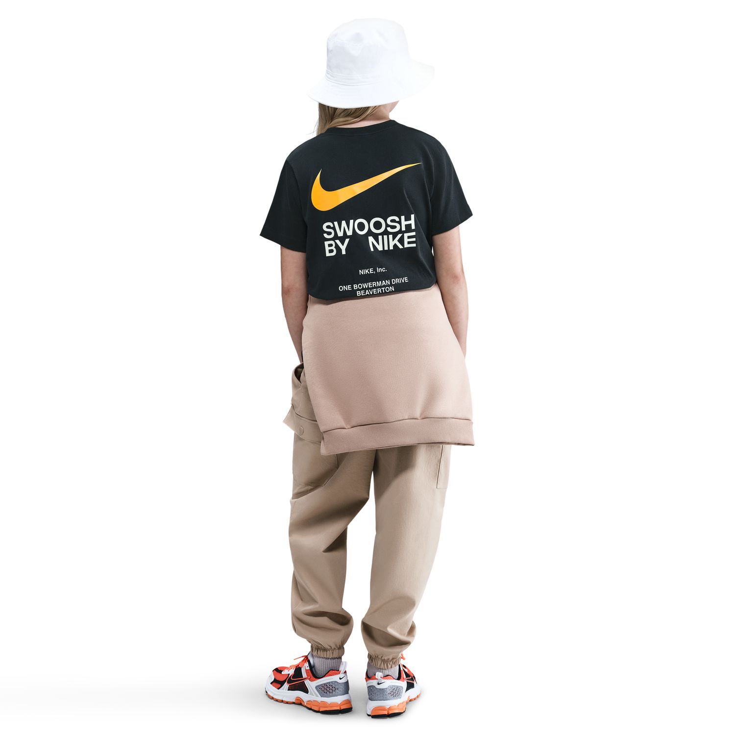 T-shirt de Criança Sportswear Athl Tee Reg Preto-2