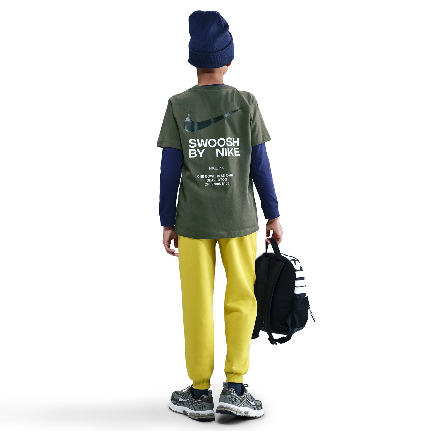 T-shirt de Criança Sportswear Athl Tee Reg Verde-2
