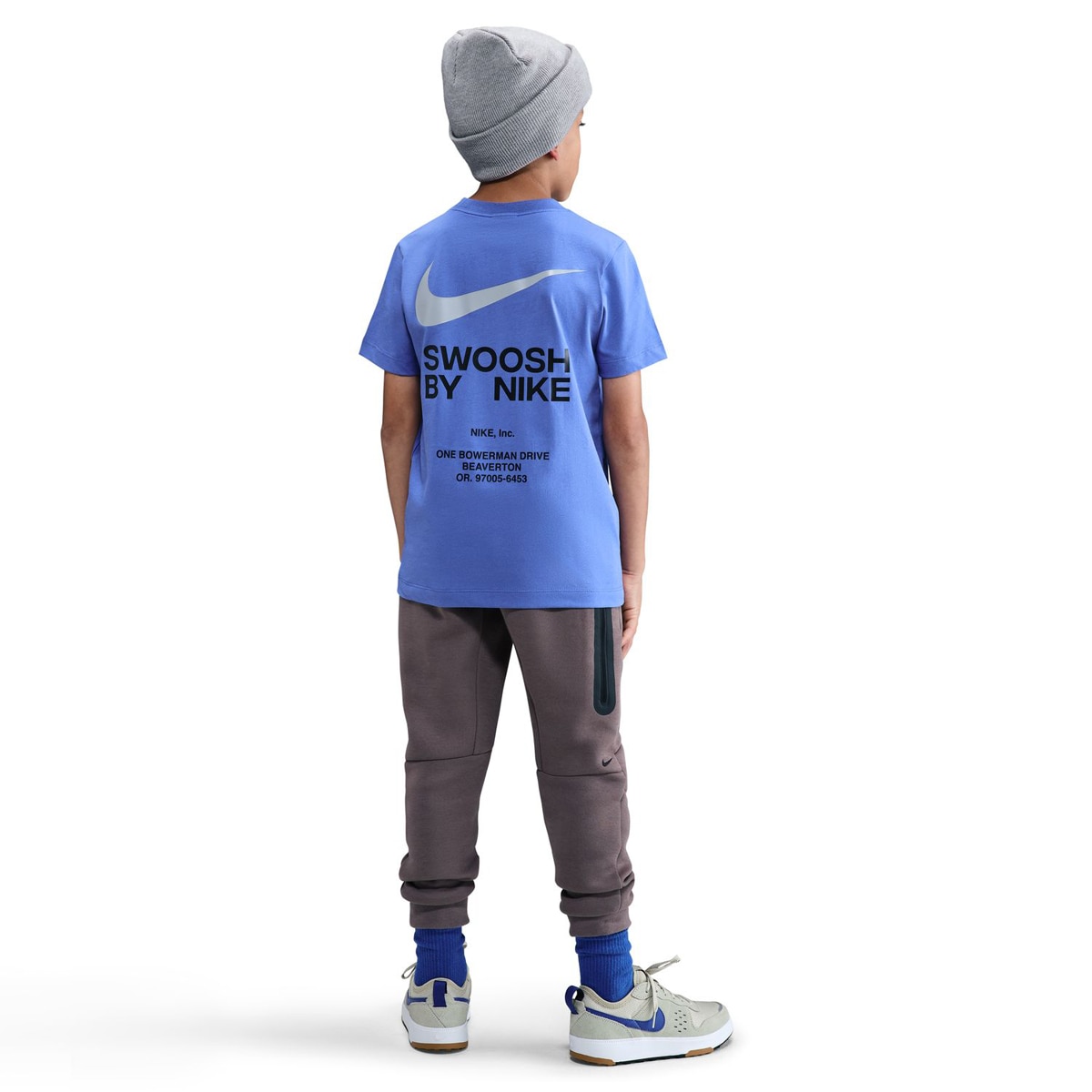 T-shirt de Criança Sportswear Athl Tee Reg Azul-2