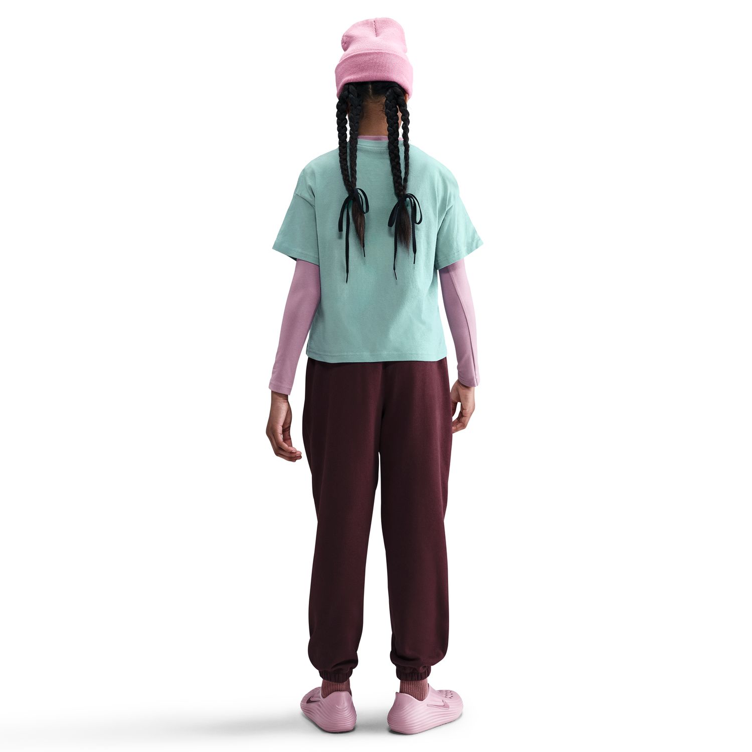 T-shirt de menina Sportswear Nike Azul-2
