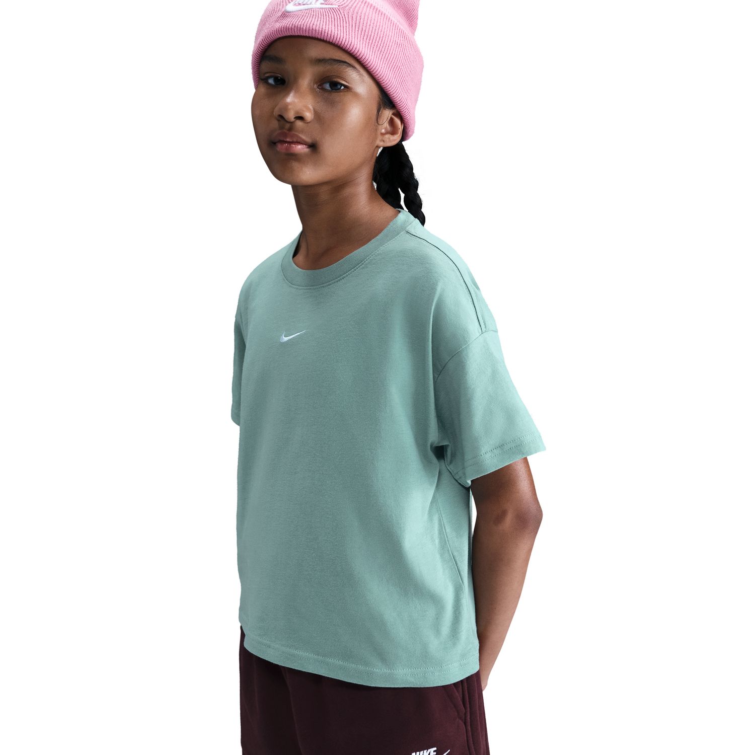 T-shirt de menina Sportswear Nike Azul-3