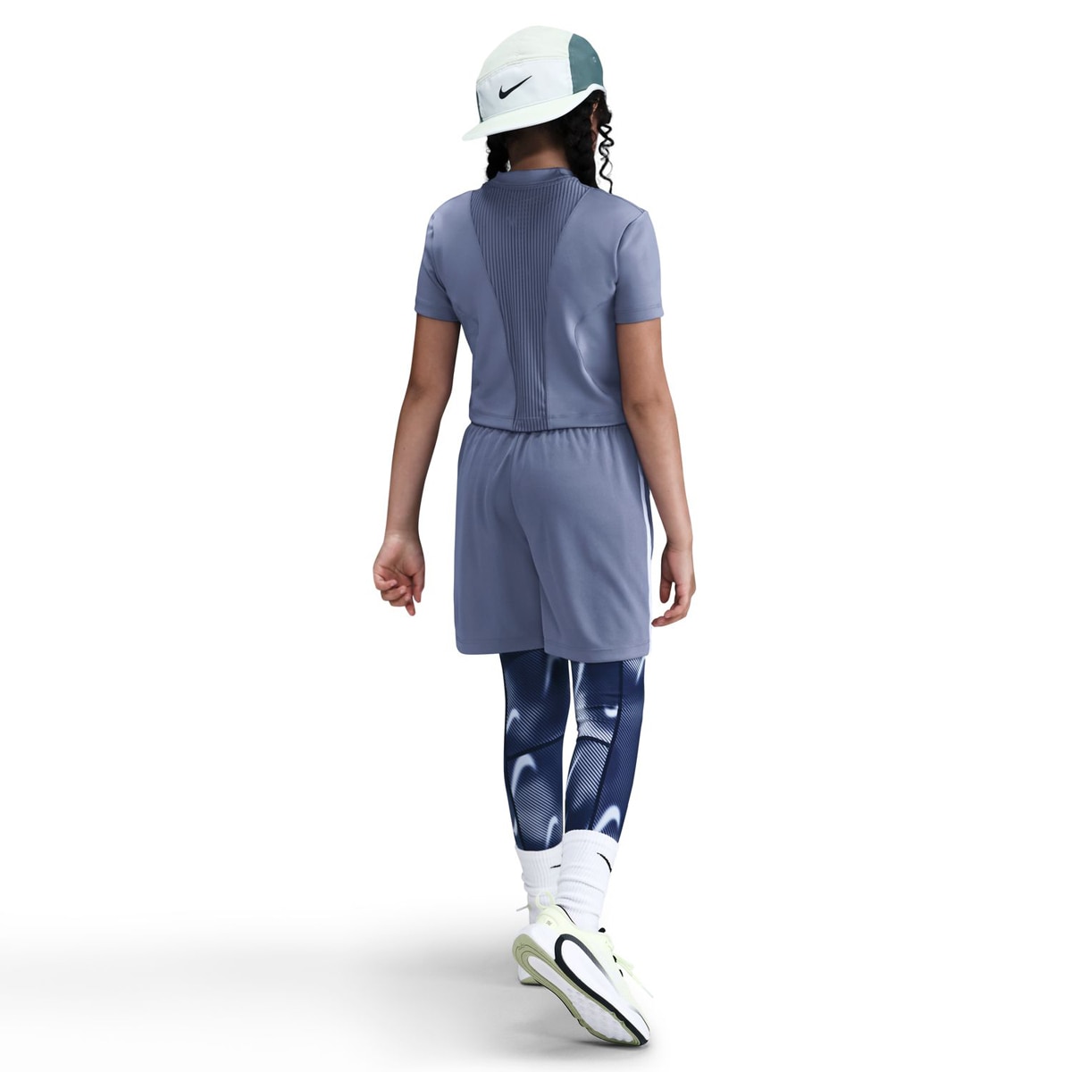 T-shirt de Menina Pro Dri-FIT Azul-2