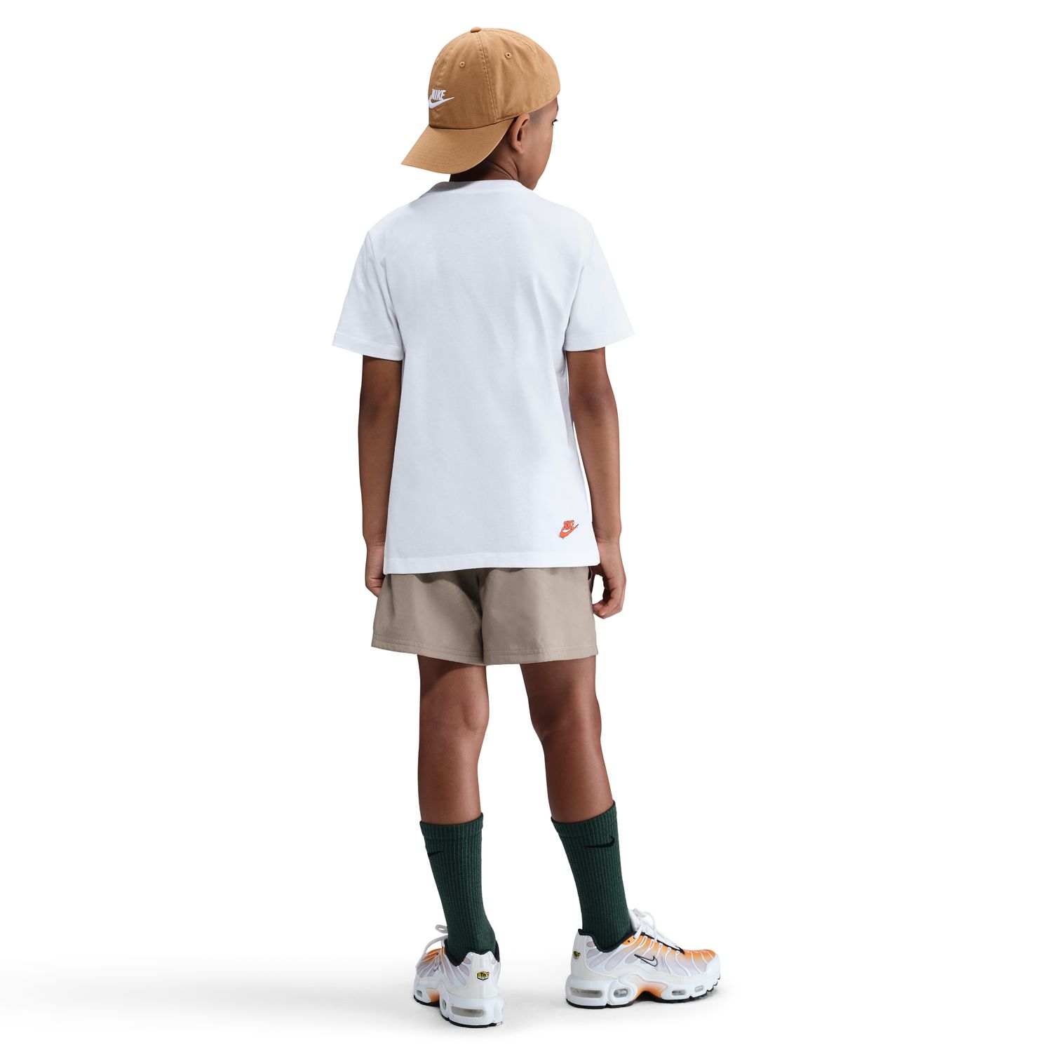 T-shirt de Criança Sportswear Tee Boxy Pkt Branco-2