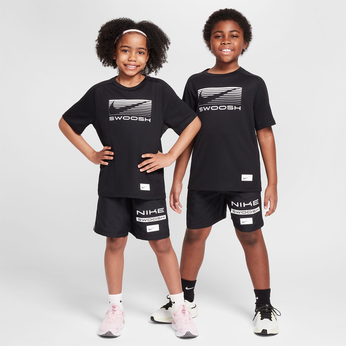 T-shirt de Criança Multi Preto-9
