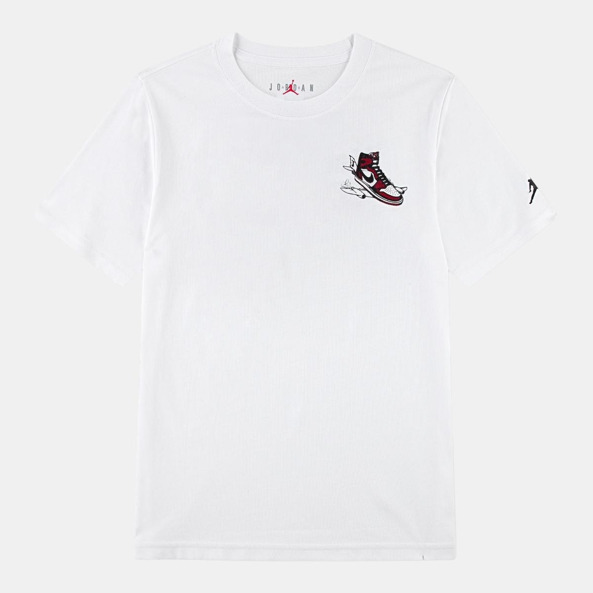 T-shirt de Criança Air Has Landed Branco-1