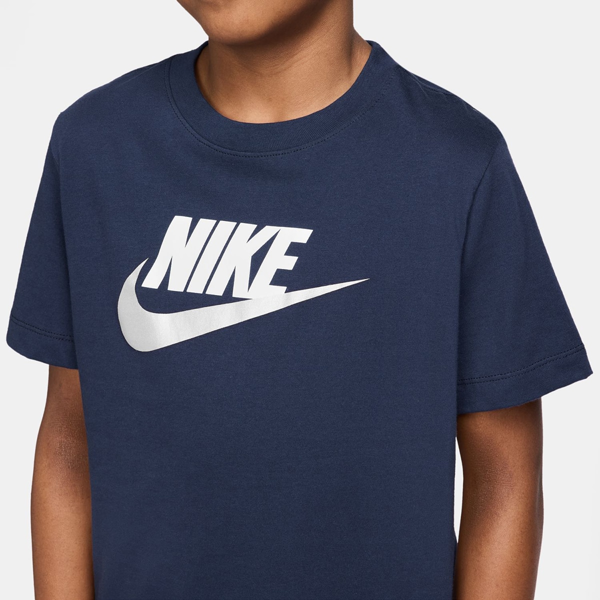 T-shirt Casual de Menino Sportswear Big Kids' Azul-3