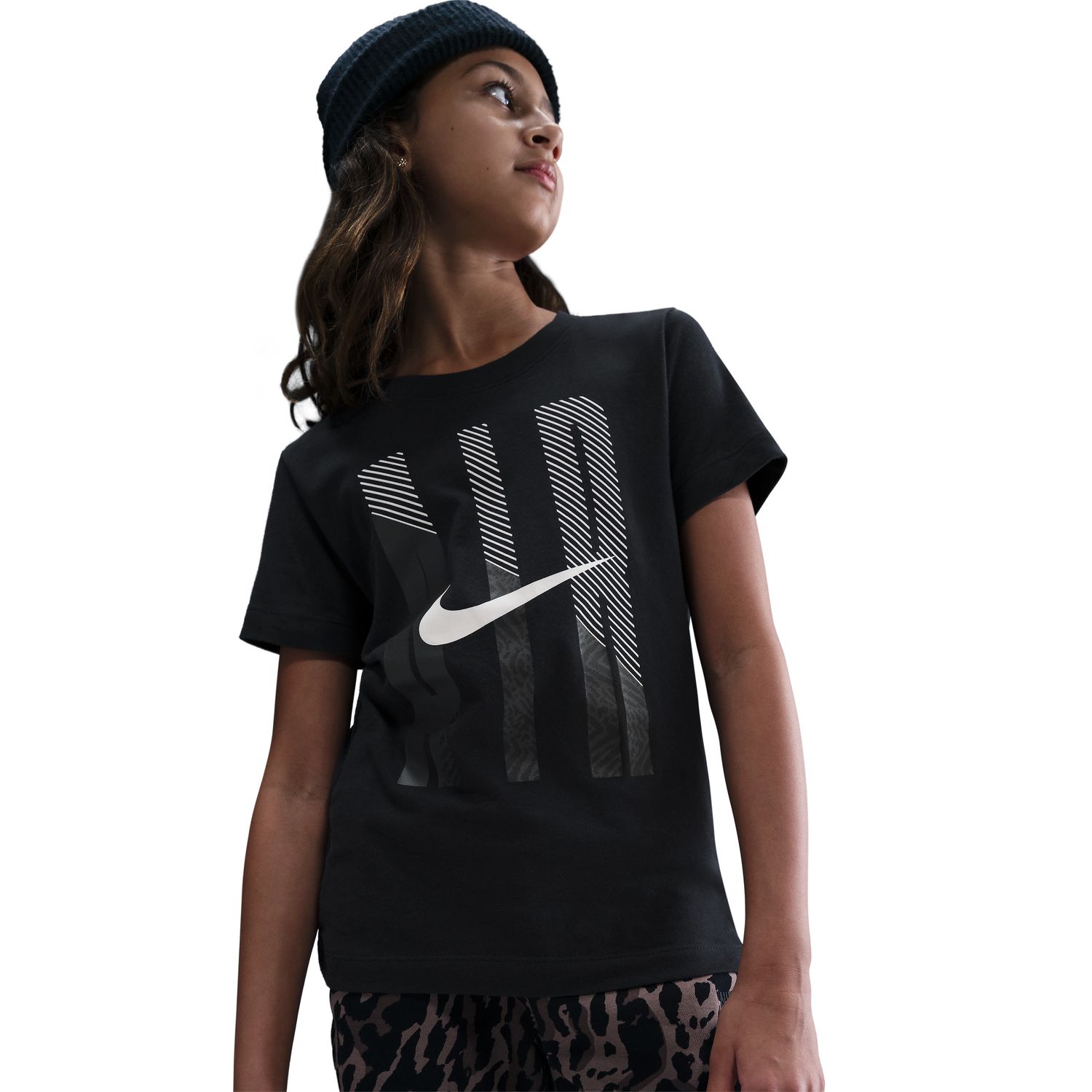 T-shirt de Criança Sportswear Club Preto-3
