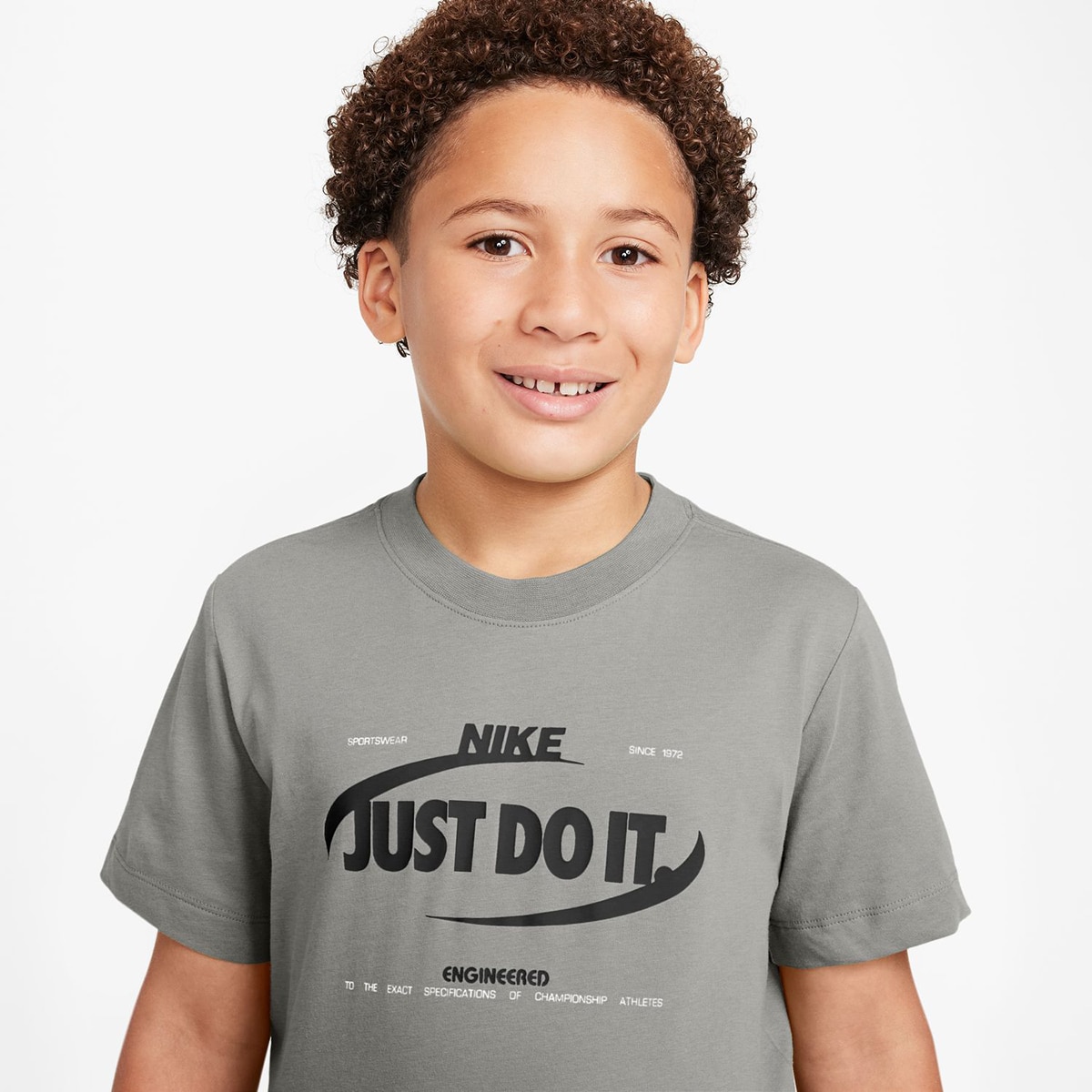 T-shirt de Criança Sportswear Club Cinzento-3