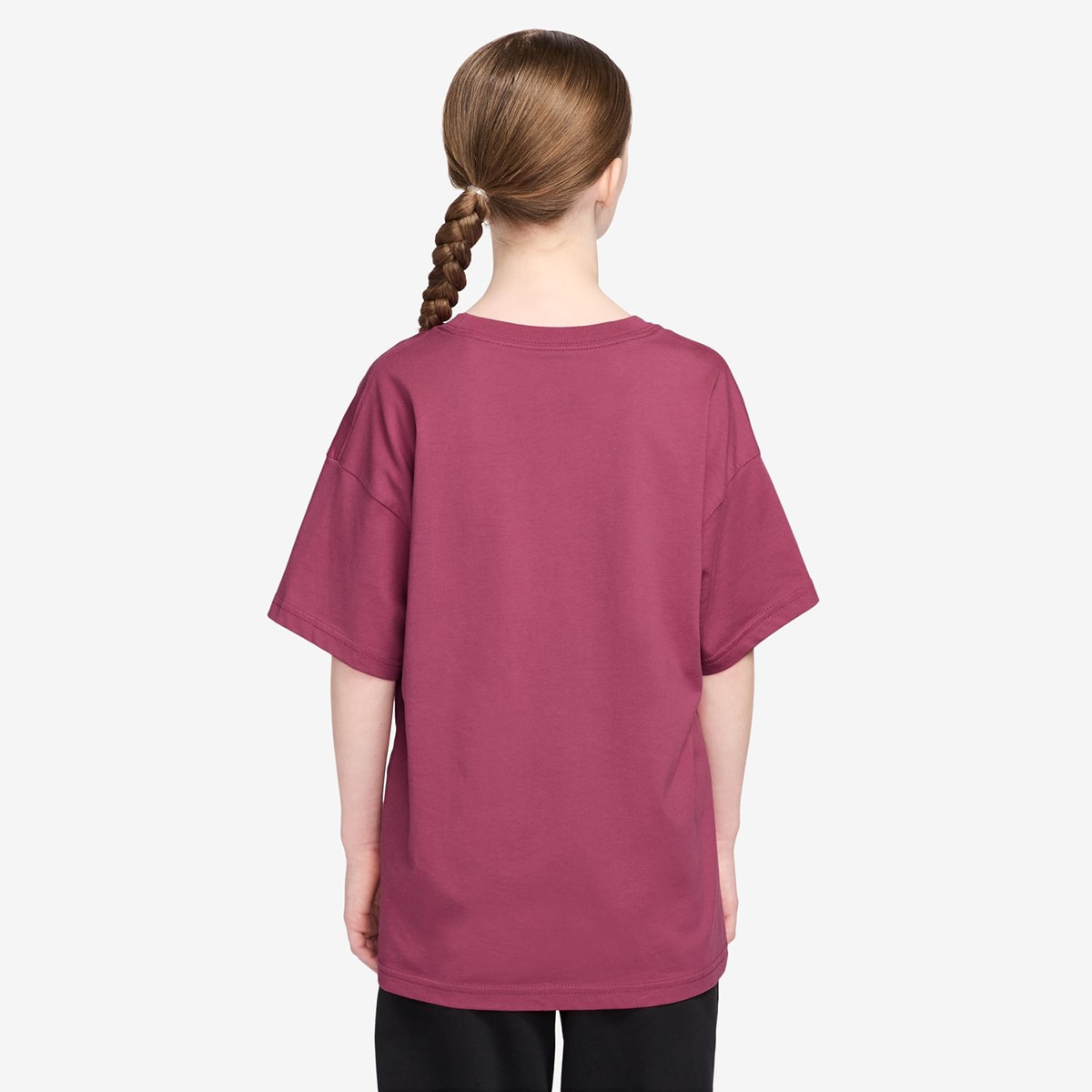 T-shirt de menina Sportswear Nike Rosa-2