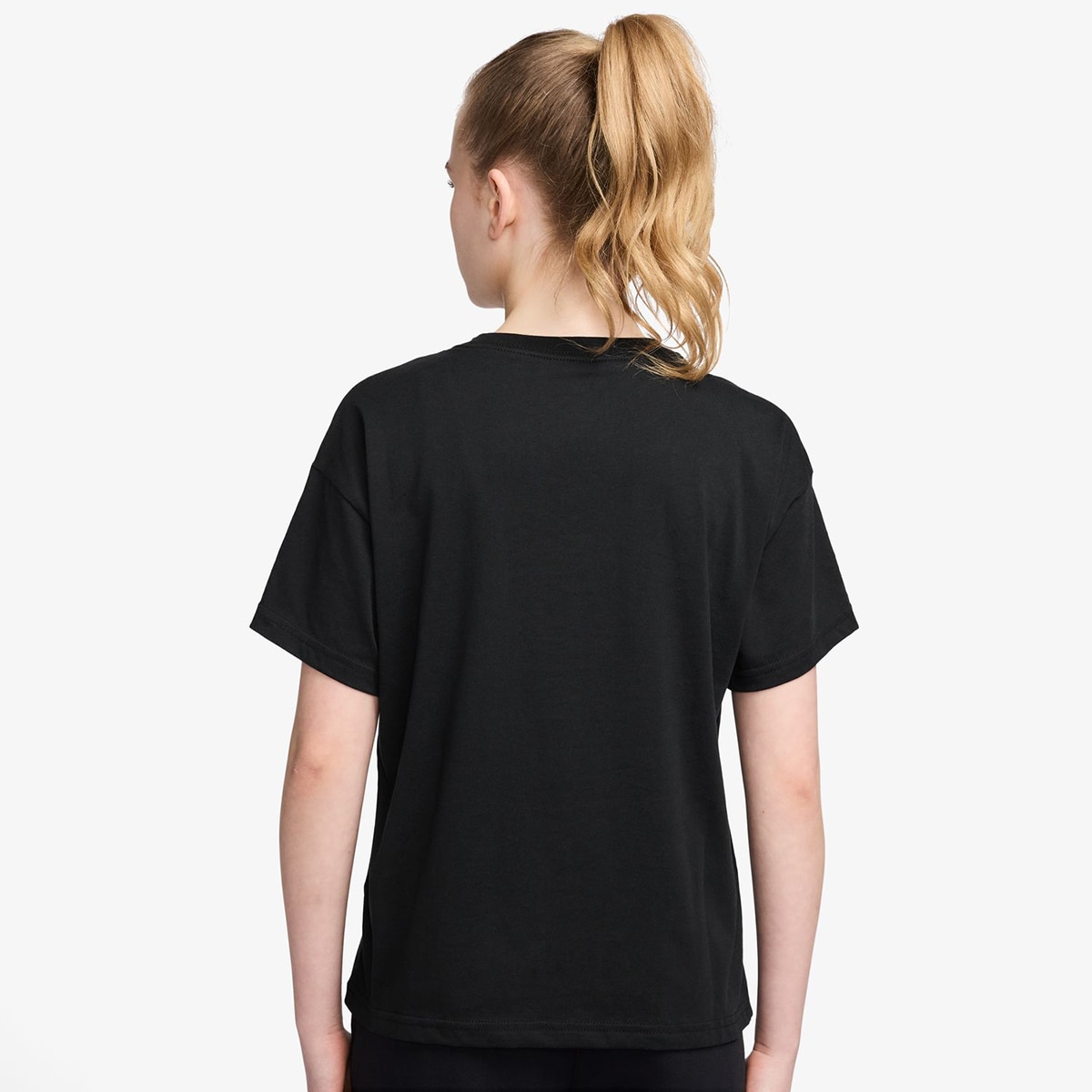 T-shirt de menina Sportswear Nike Preto-2