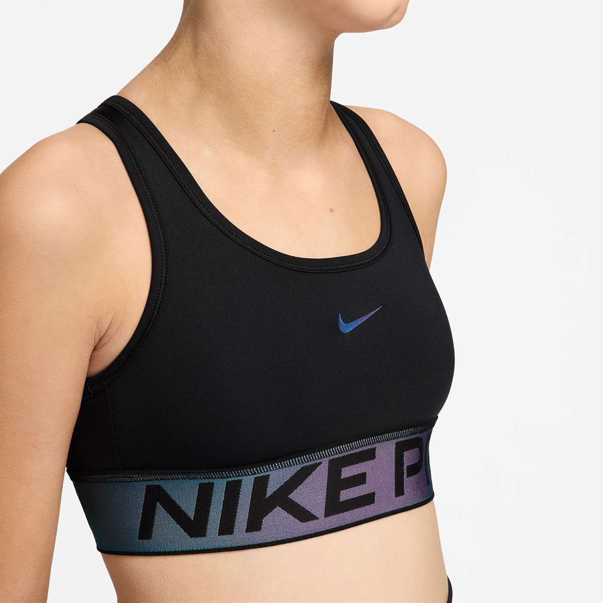 Top de Menina Pro Swoosh Preto-3