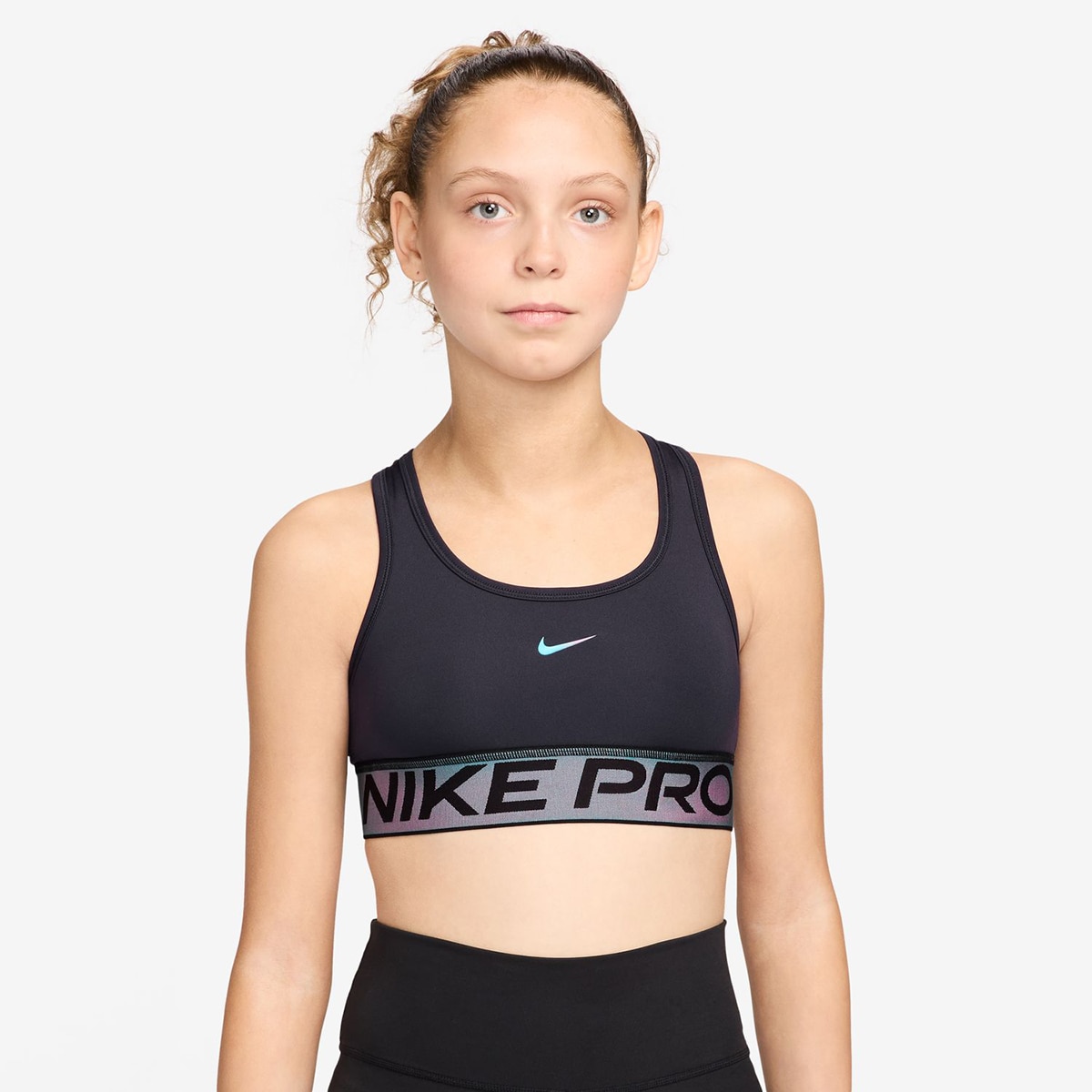 Top de Menina Pro Swoosh Roxo-1