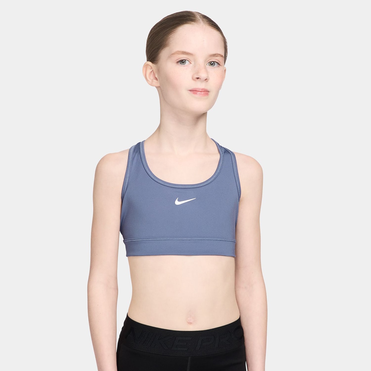 Top de menina Swoosh Nike Azul-1