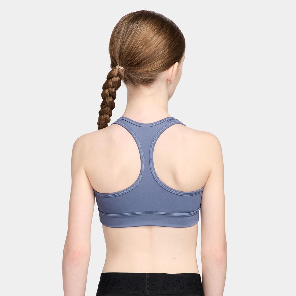 Top de menina Swoosh Nike Azul-2