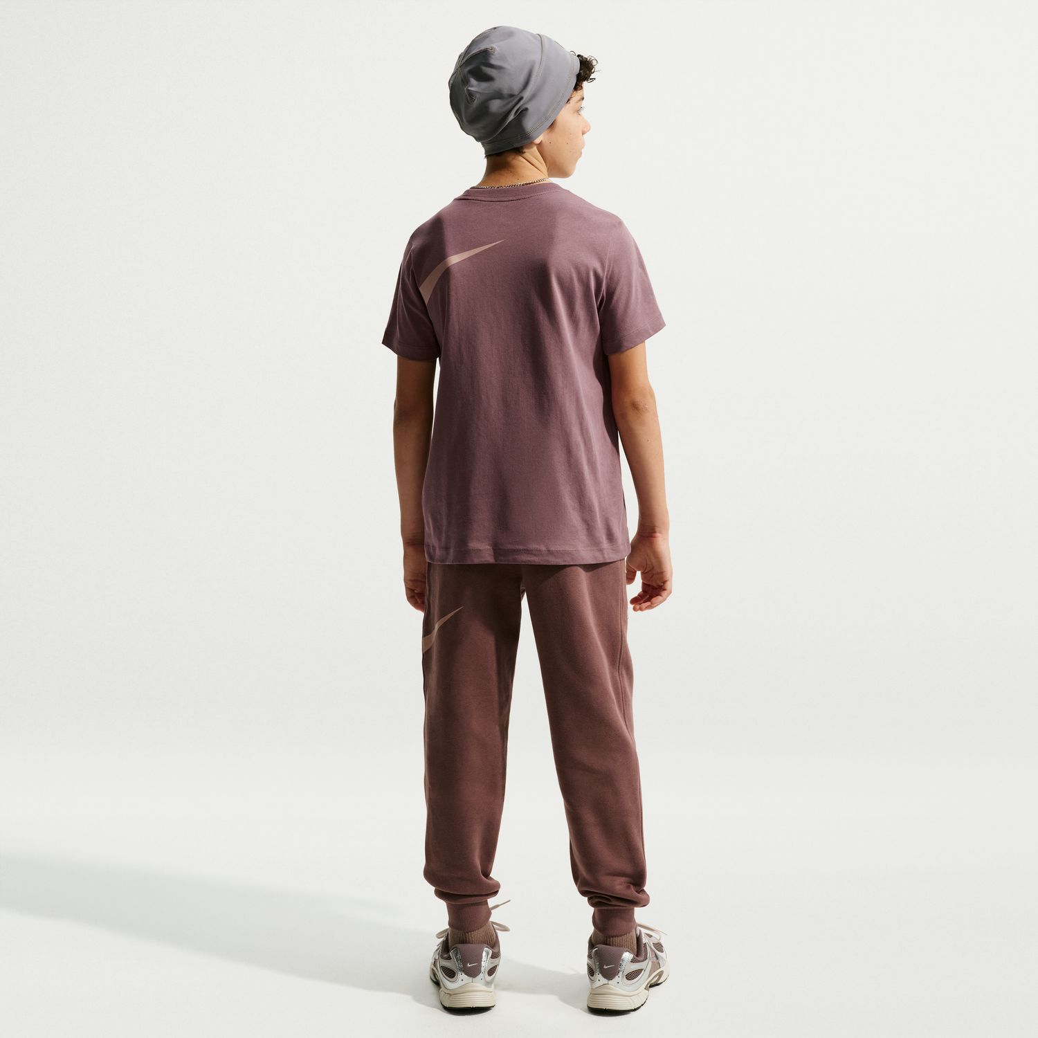 T-shirt de menino Sportswear Nike Roxo-2