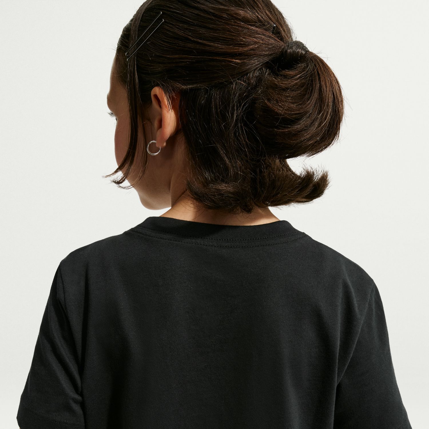 T-shirt de Criança Sportswear Tee Air Preto-4