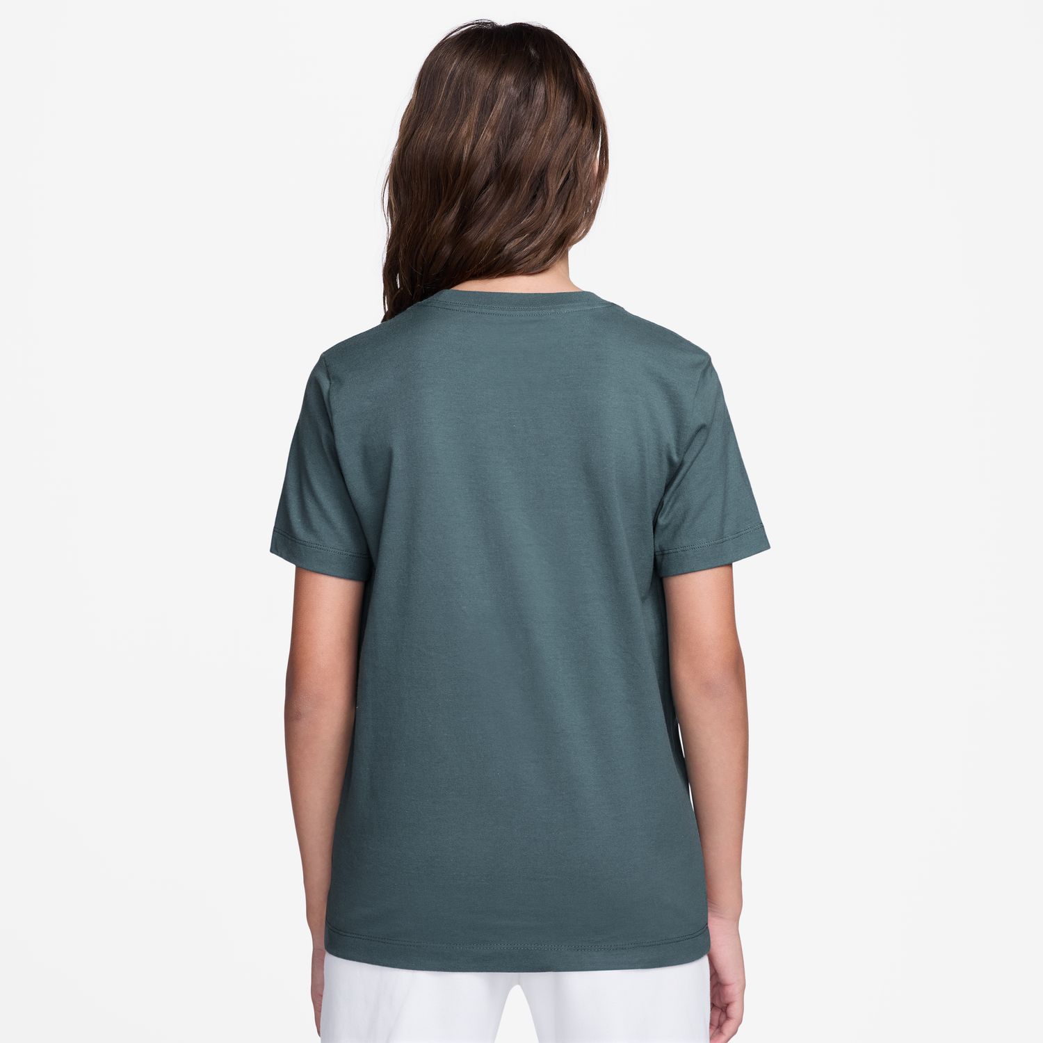 T-shirt de menino Sportswear Nike Verde-2