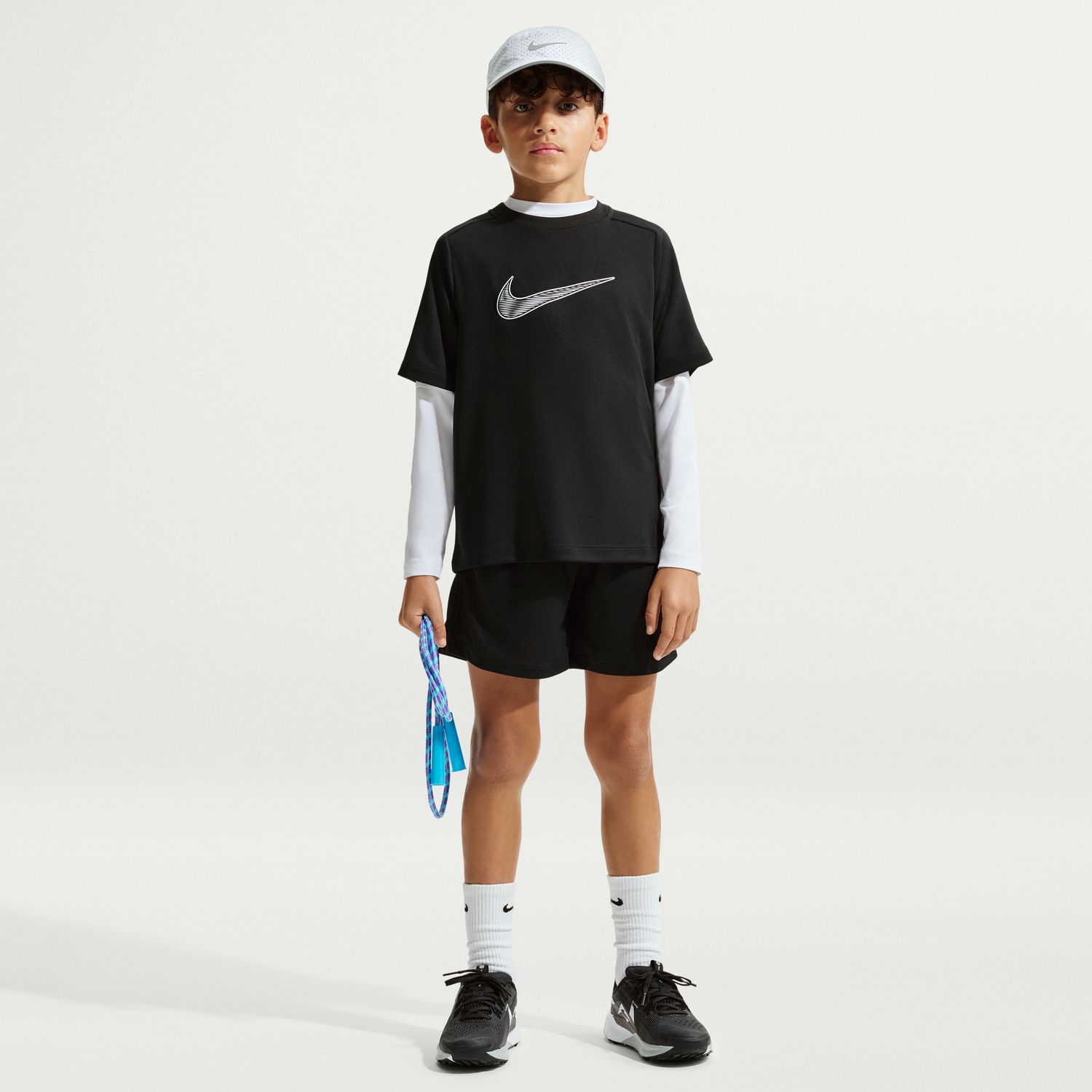 T-shirt de Criança DF Multi Preto-3
