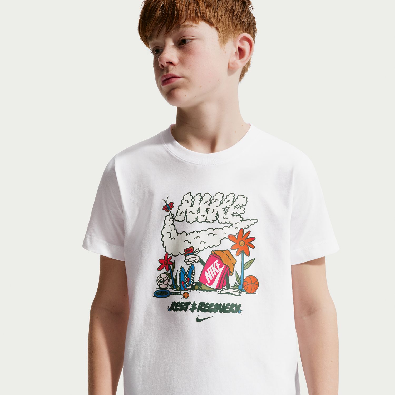 Imagem 0 de T-shirt de Criança Sportswear Tee Boxy Rest