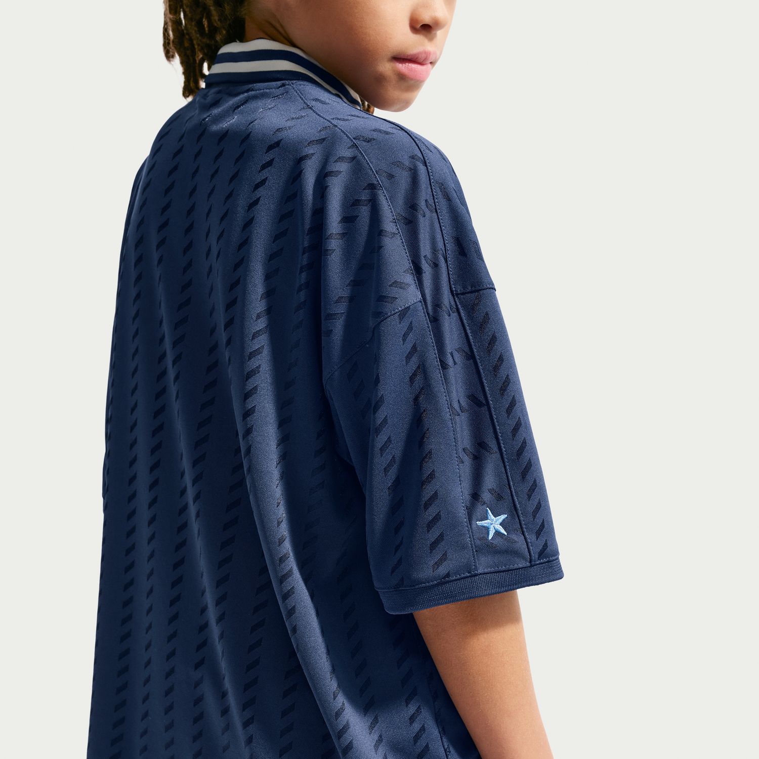 T-shirt de menino Sportswear Nike Azul-marinho-6