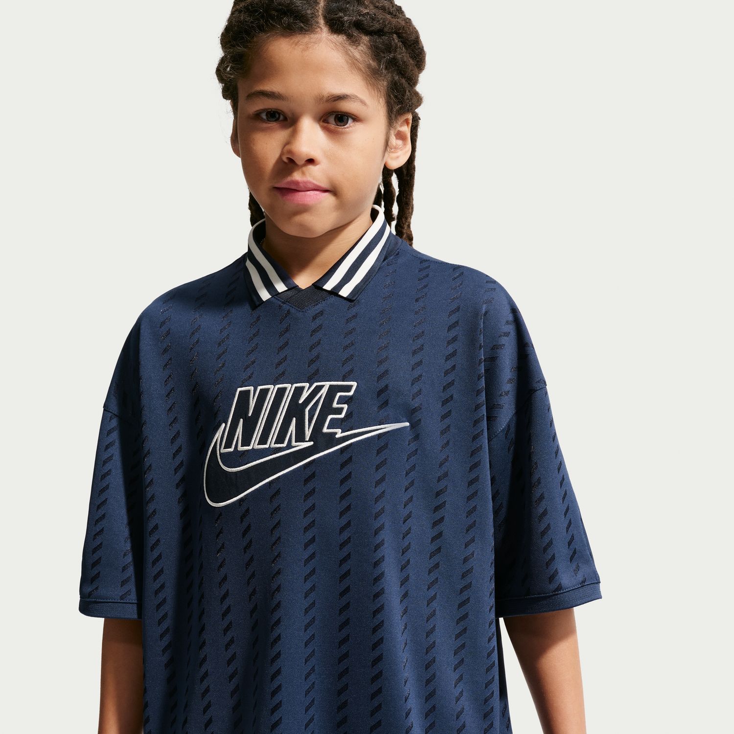 T-shirt de menino Sportswear Nike Azul-marinho-8