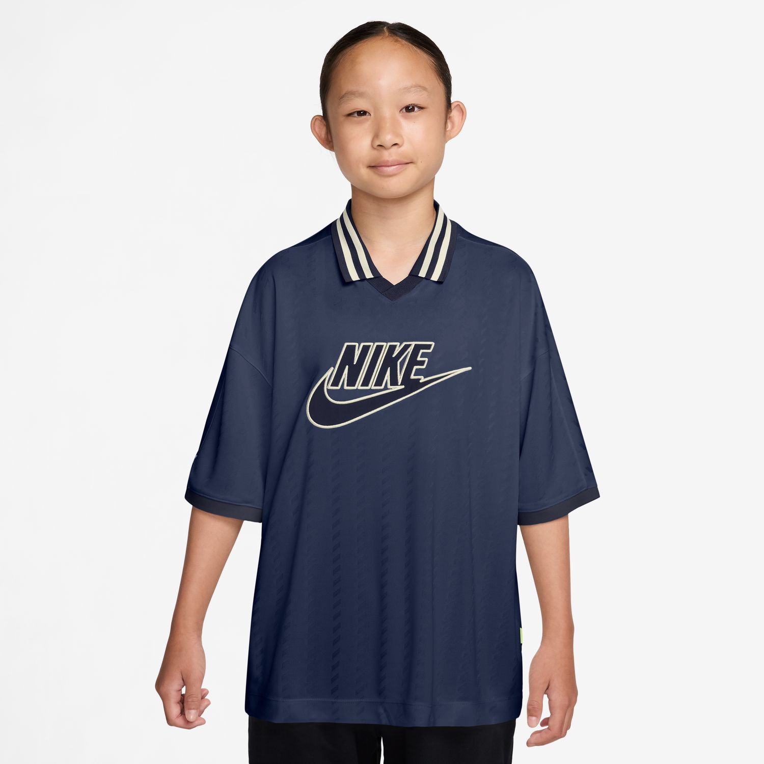 T-shirt de menino Sportswear Nike Azul-marinho-9