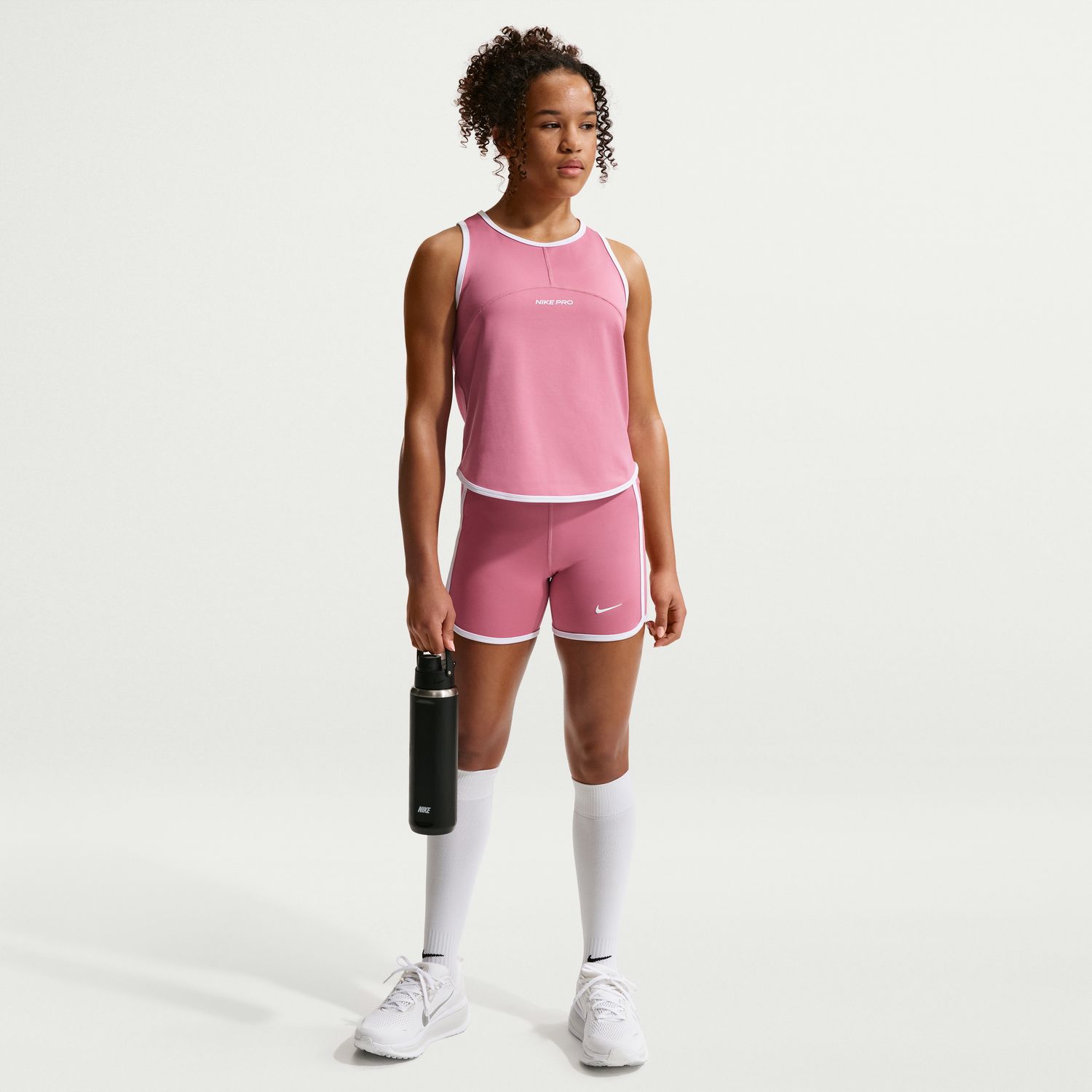 T-shirt de Menina Pro DF Tank Sport Rosa-2