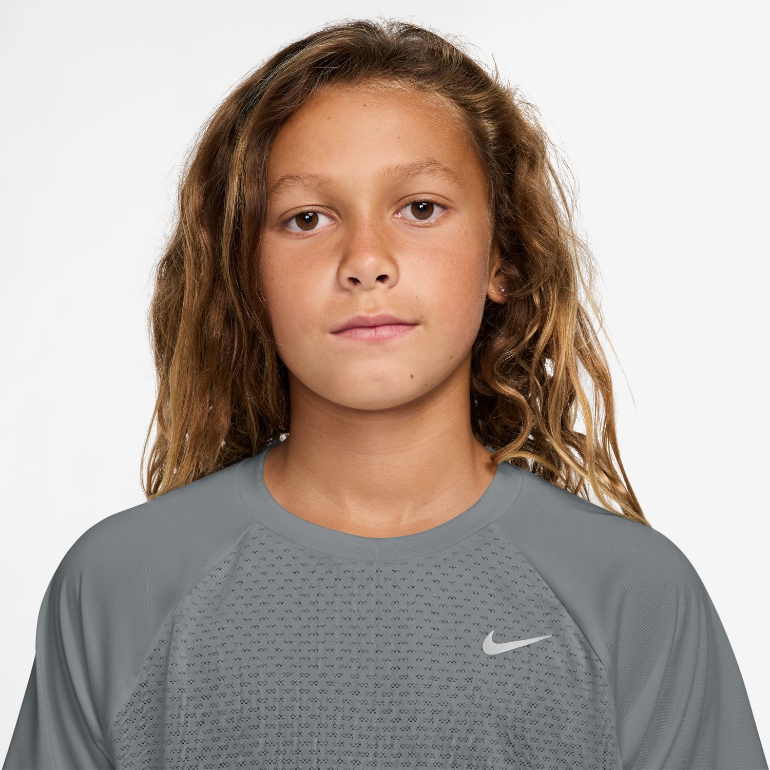 T-shirt de Criança DF Stride Cinzento-3