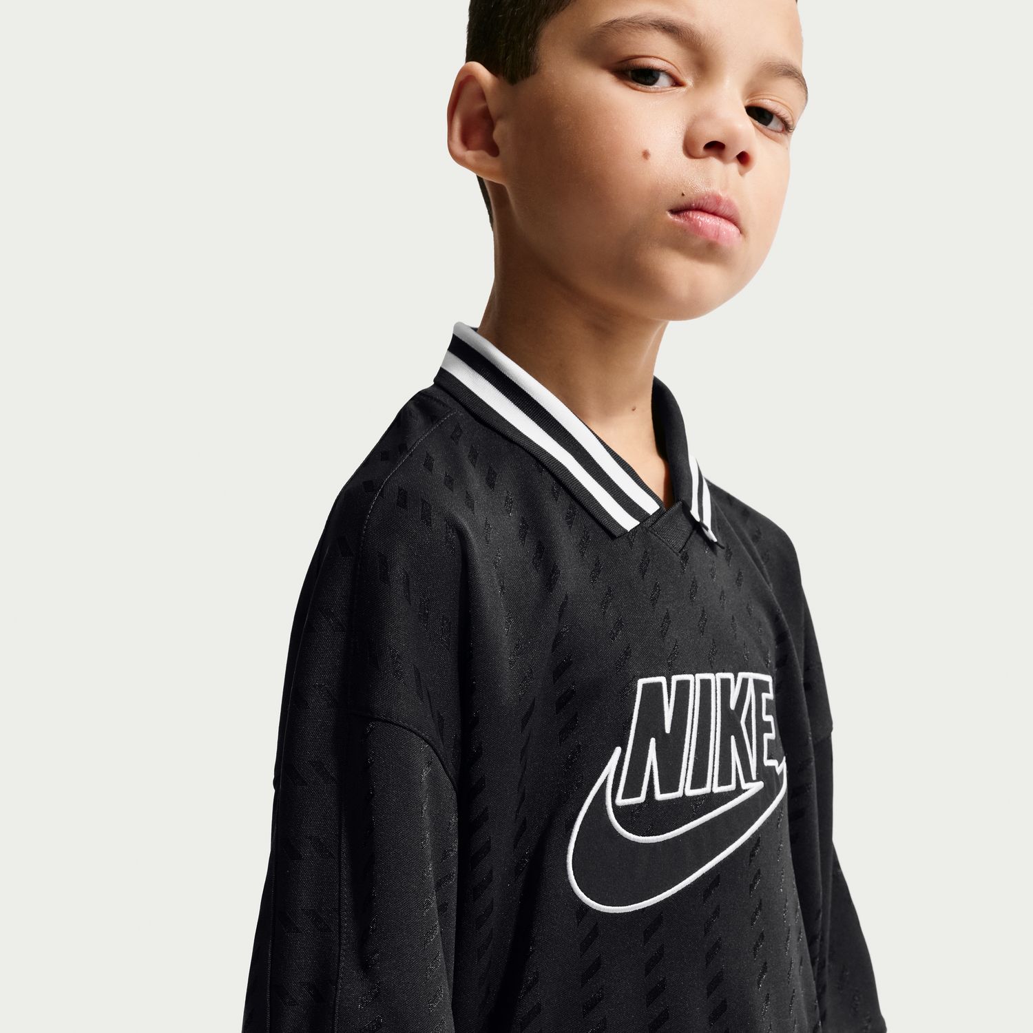 T-shirt de menino Sportswear Nike Preto-3