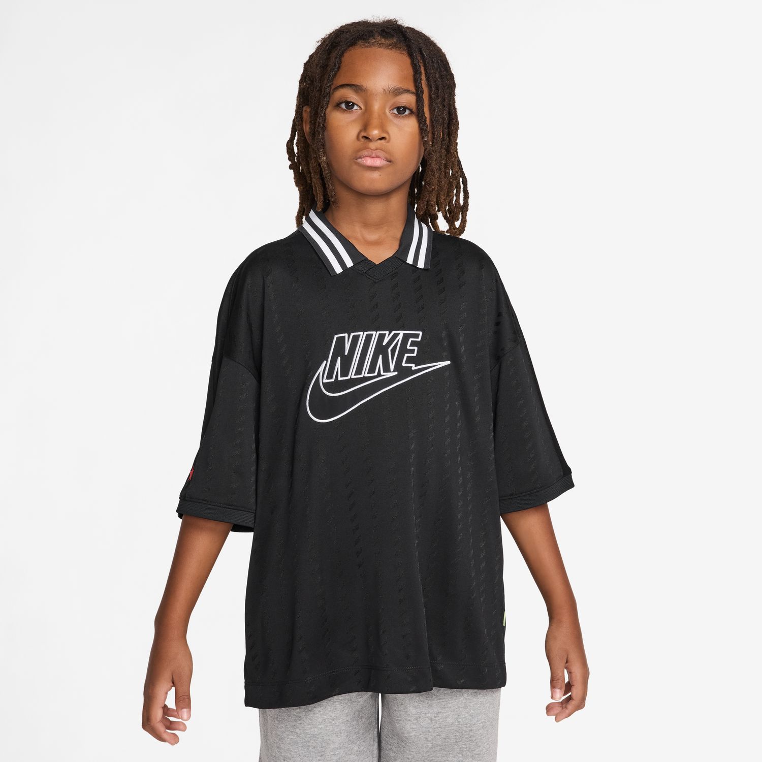 T-shirt de menino Sportswear Nike Preto-6