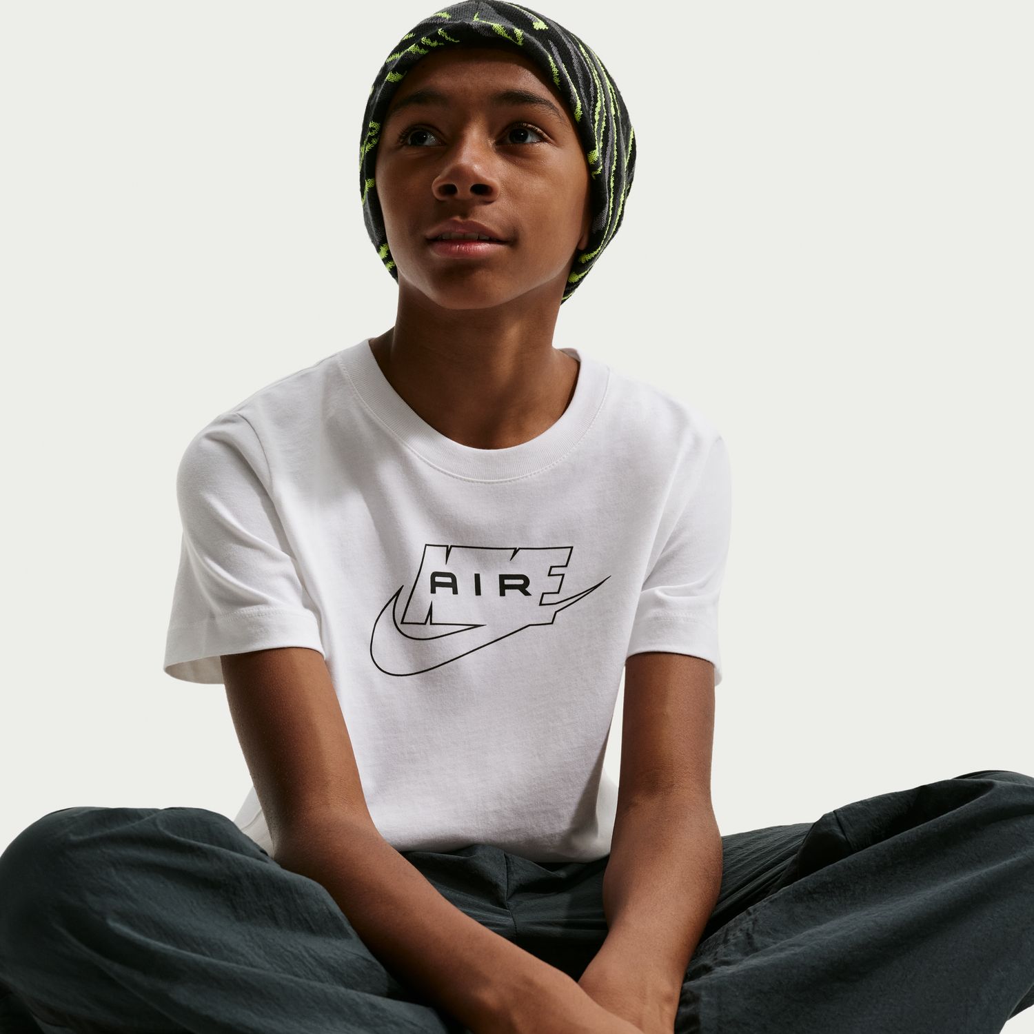 T-shirt de Criança Sportswear Tee Air Branco-3
