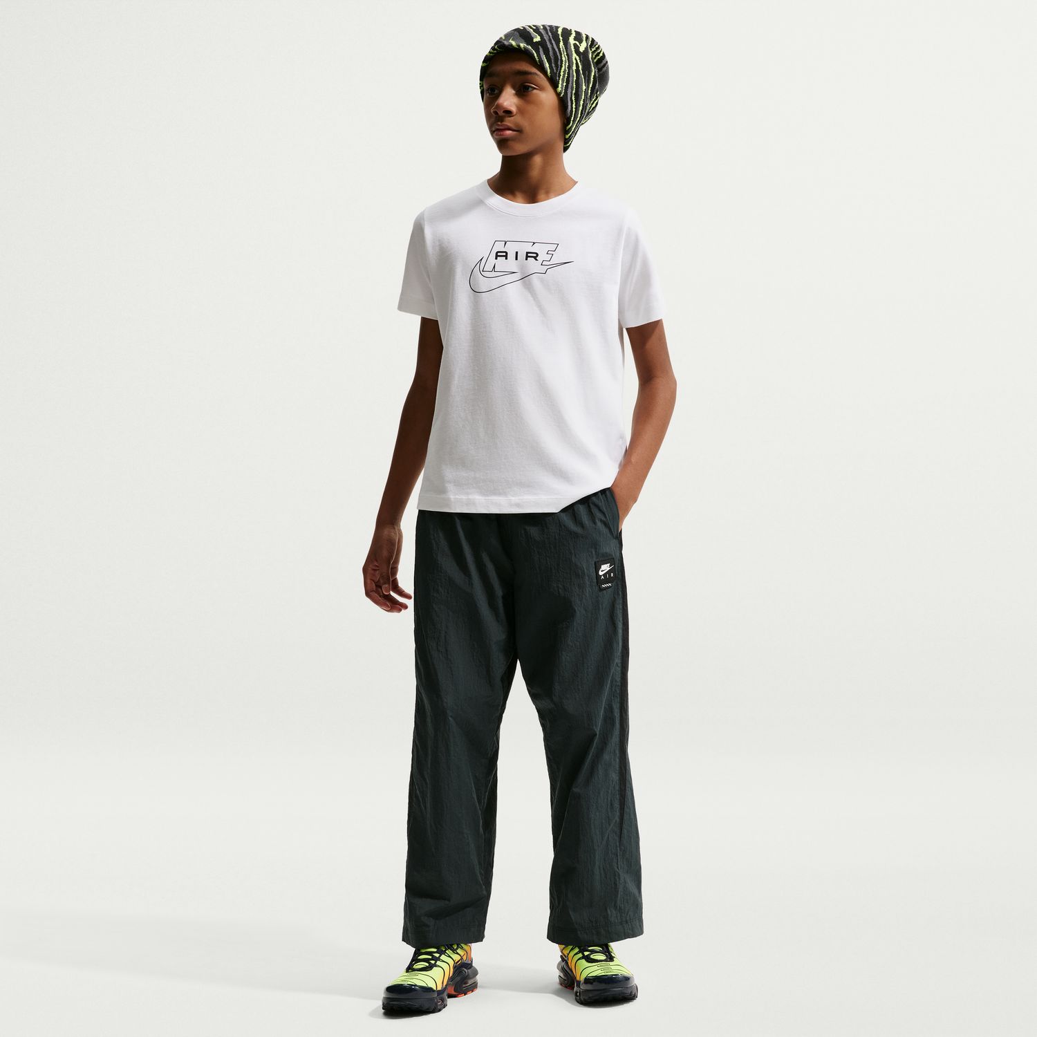 T-shirt de Criança Sportswear Tee Air Branco-5