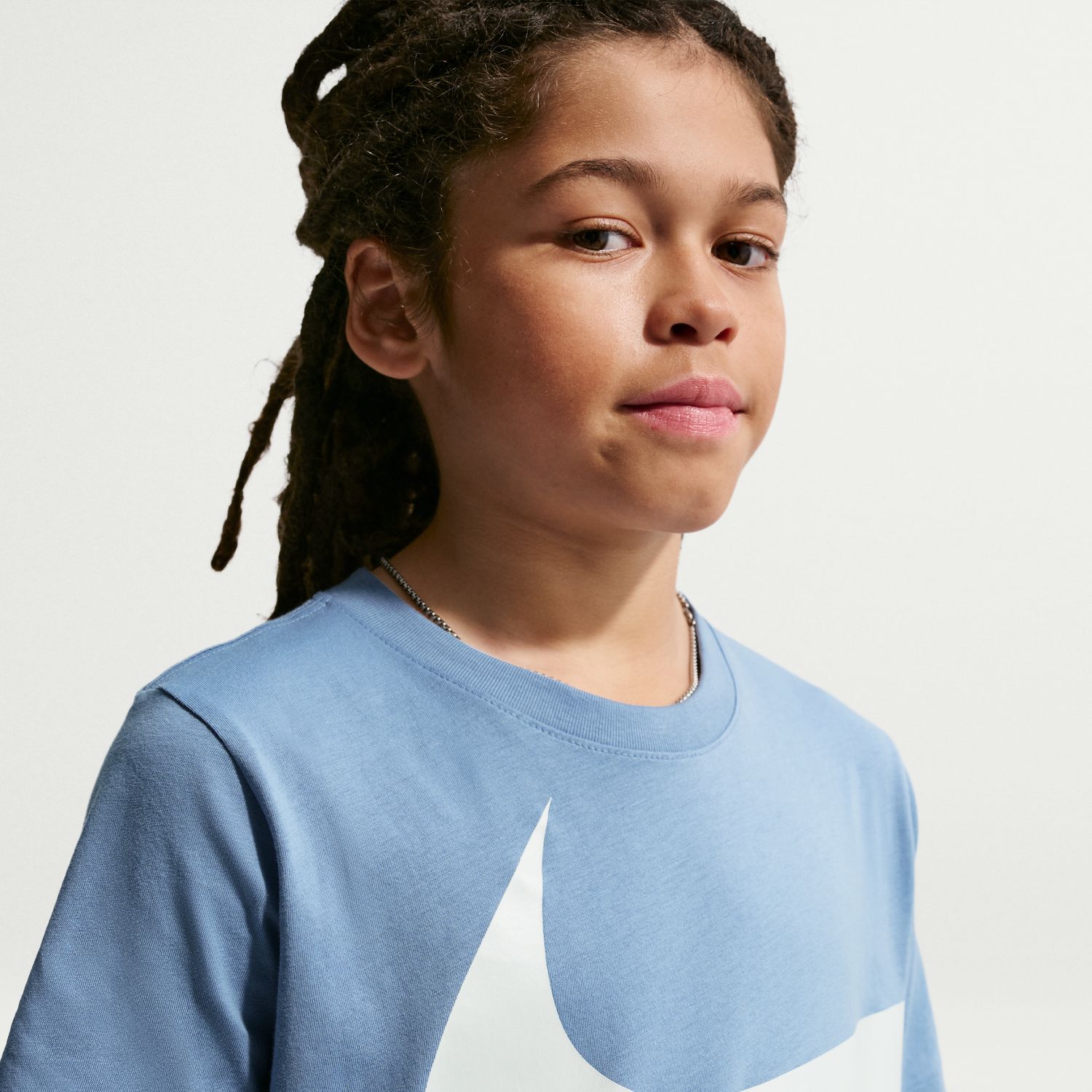 T-shirt de Criança Sportswear Tee Club Energy S26 Azul-3