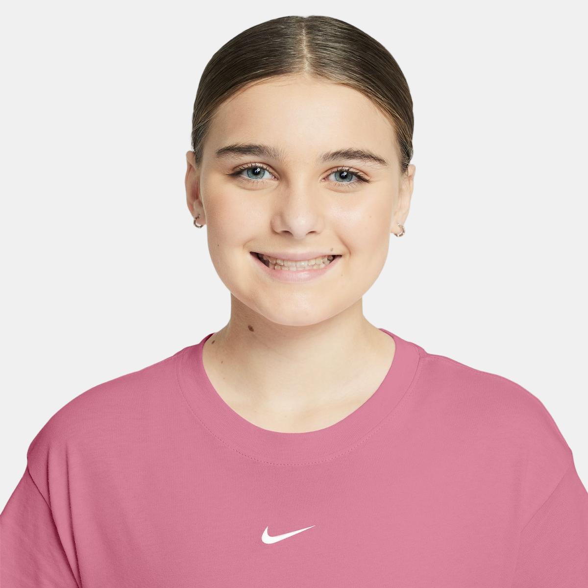 T-Shirt de Criança Essential Rosa-3