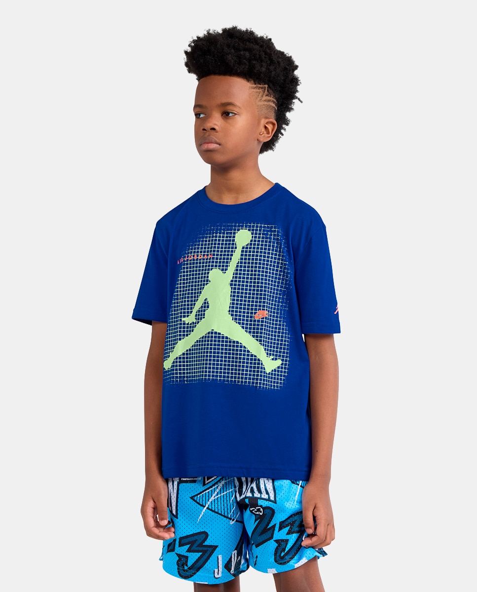 Imagem 0 de T-shirt de Manga Curta de Menino Jdb Jumpman Grid Blur
