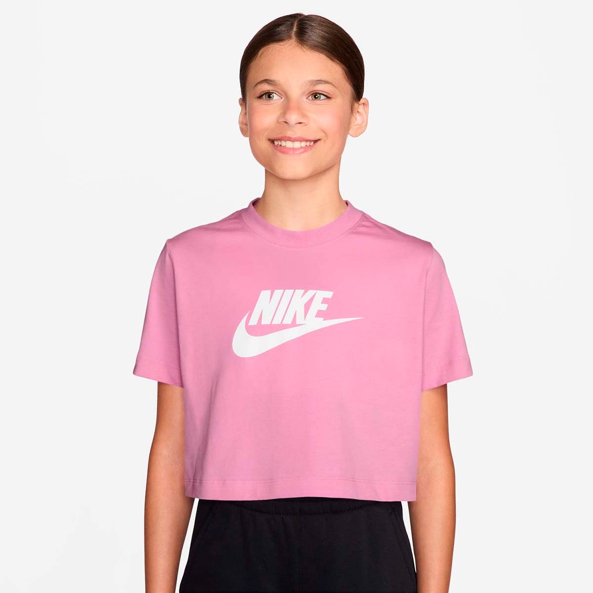 Imagem 0 de T-shirt de Menina G Nsw Tee Crop Futura Hbr