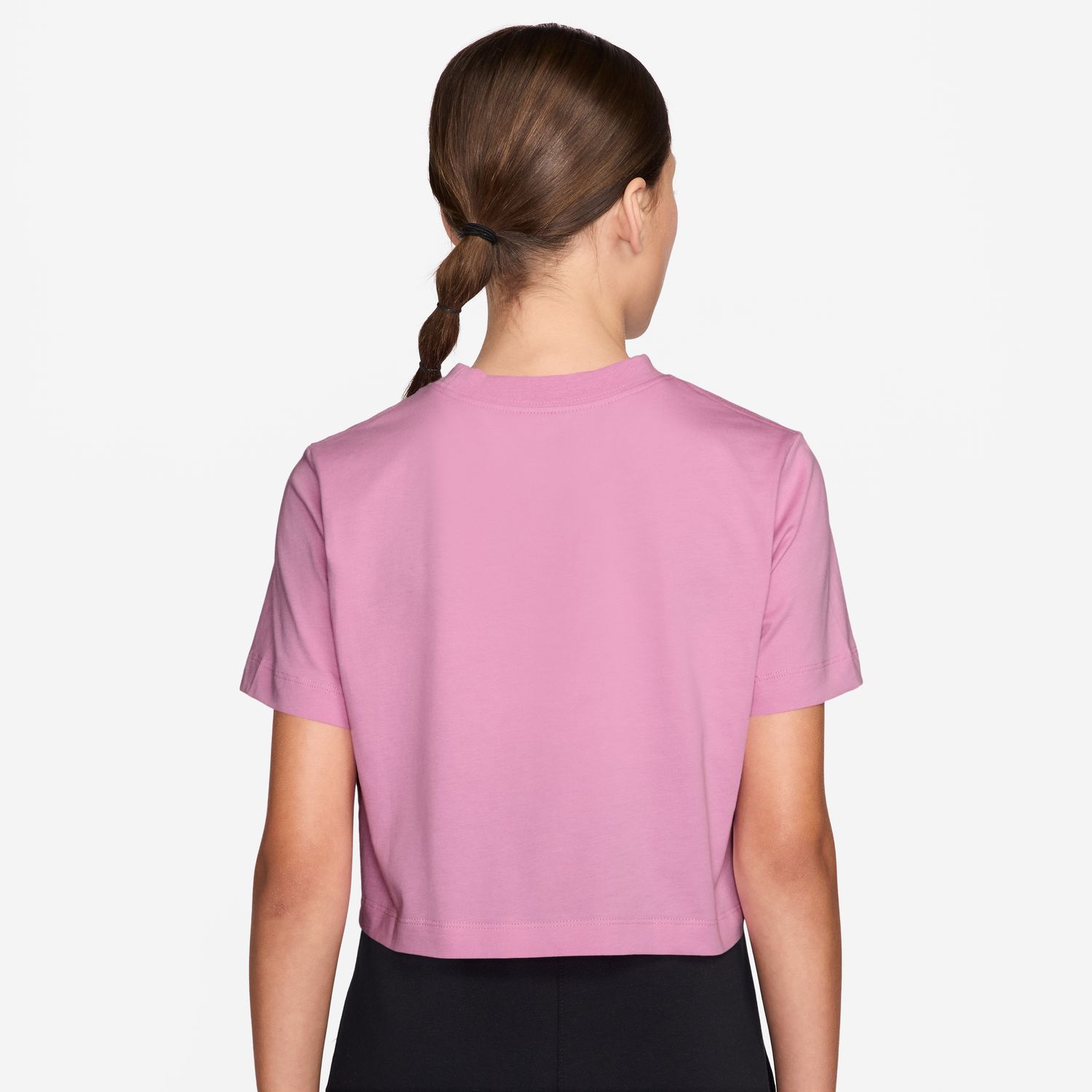 T-shirt de Menina G Nsw Tee Crop Futura Hbr Vermelho-2