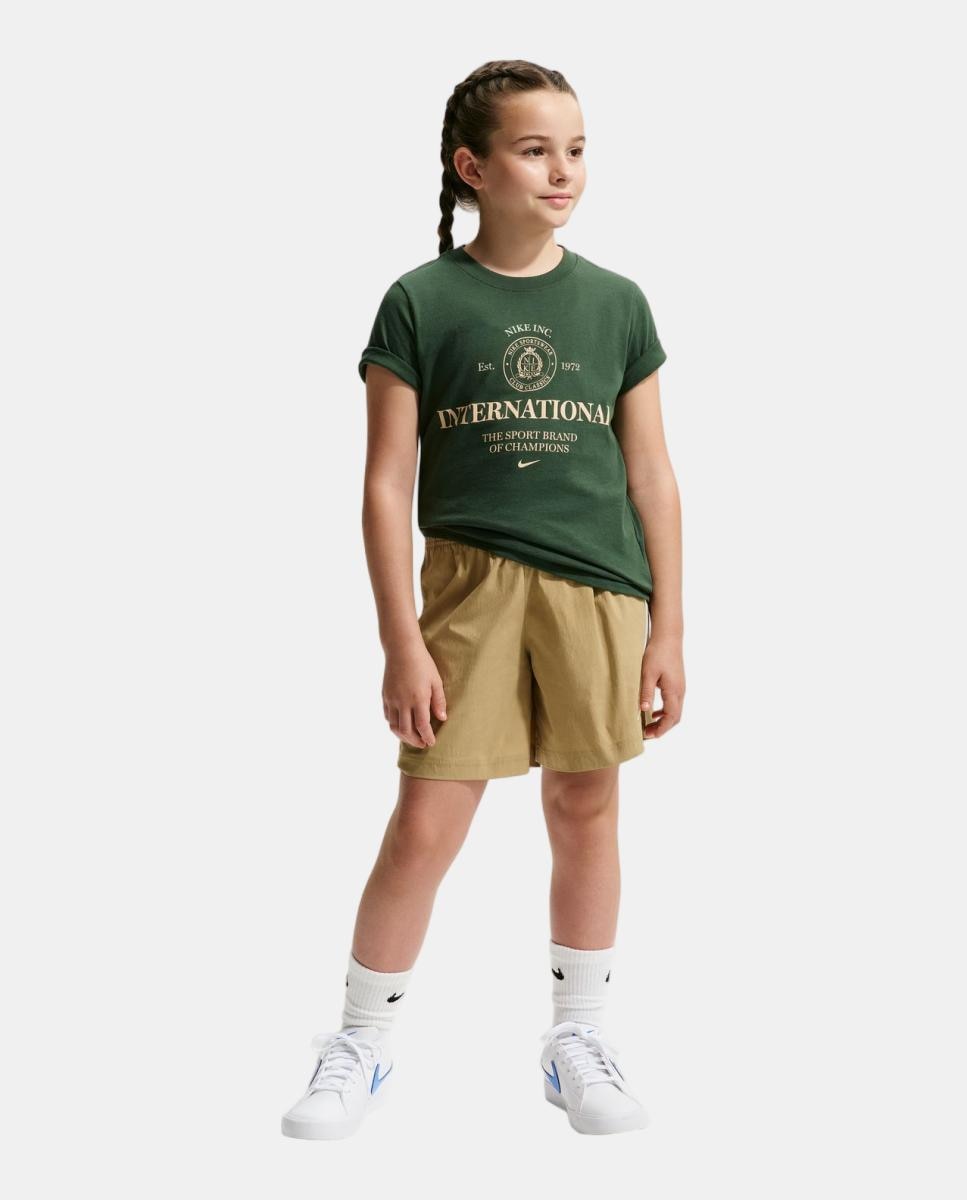 T-shirt de Criança K Nsw Tee Club Rules Verde-2