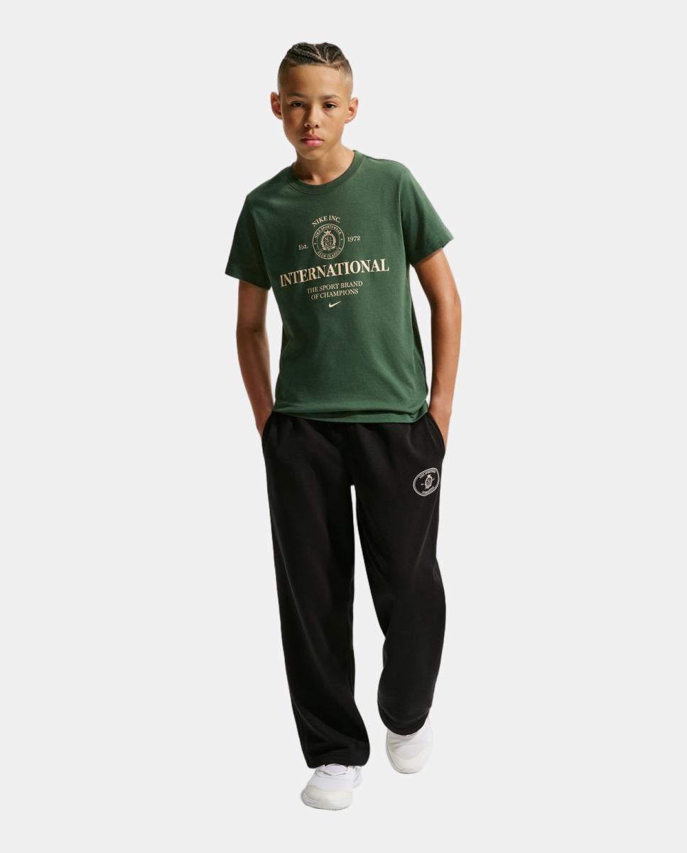 T-shirt de Criança K Nsw Tee Club Rules Verde-3