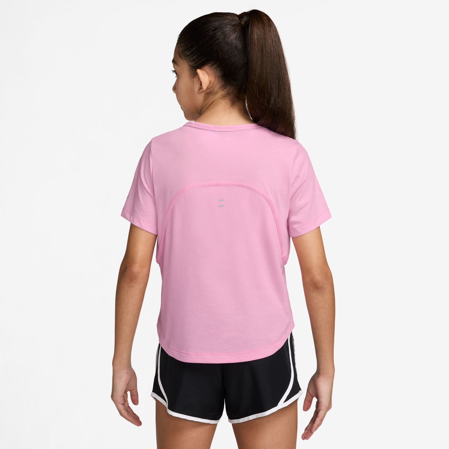 T-shirt de Menina G Nk DF Tempo SS Top Vermelho-2