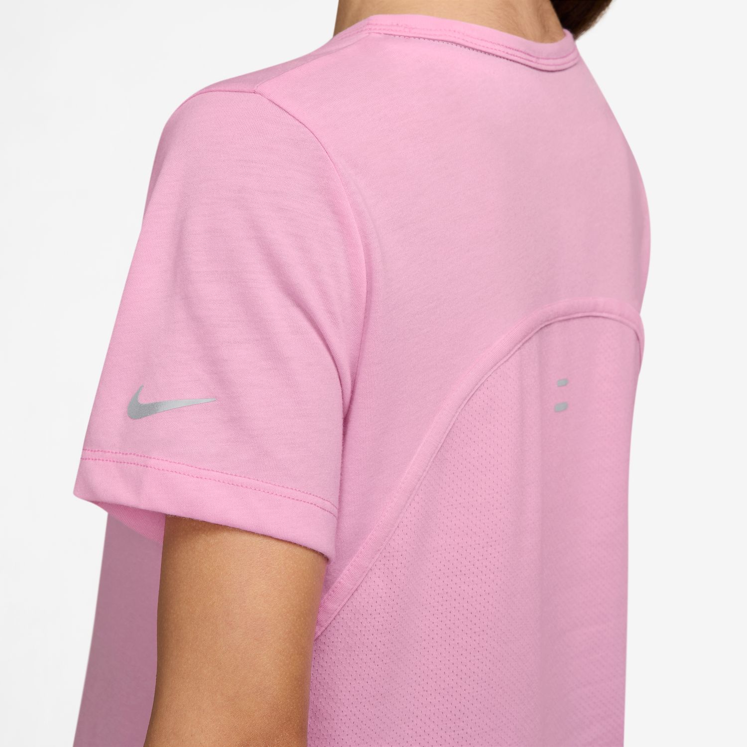 T-shirt de Menina G Nk DF Tempo SS Top Vermelho-3