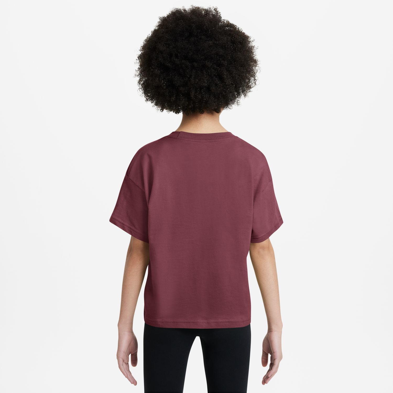 T-shirt de Menina G Nsw Tee Boxy Essntl Lbr Vermelho-2