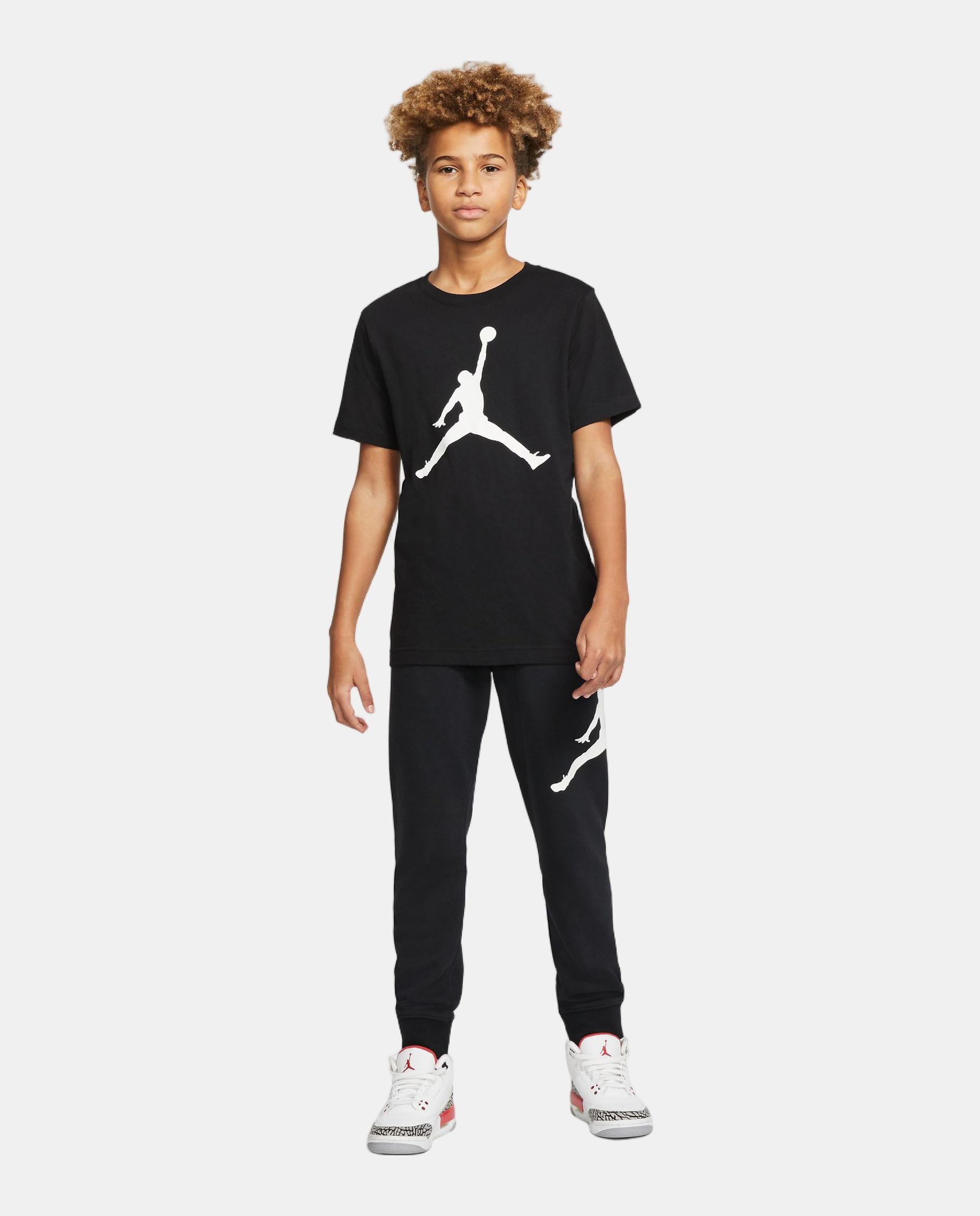 T-shirt de Menino JDB S/S Jumpman Tee Preto-5