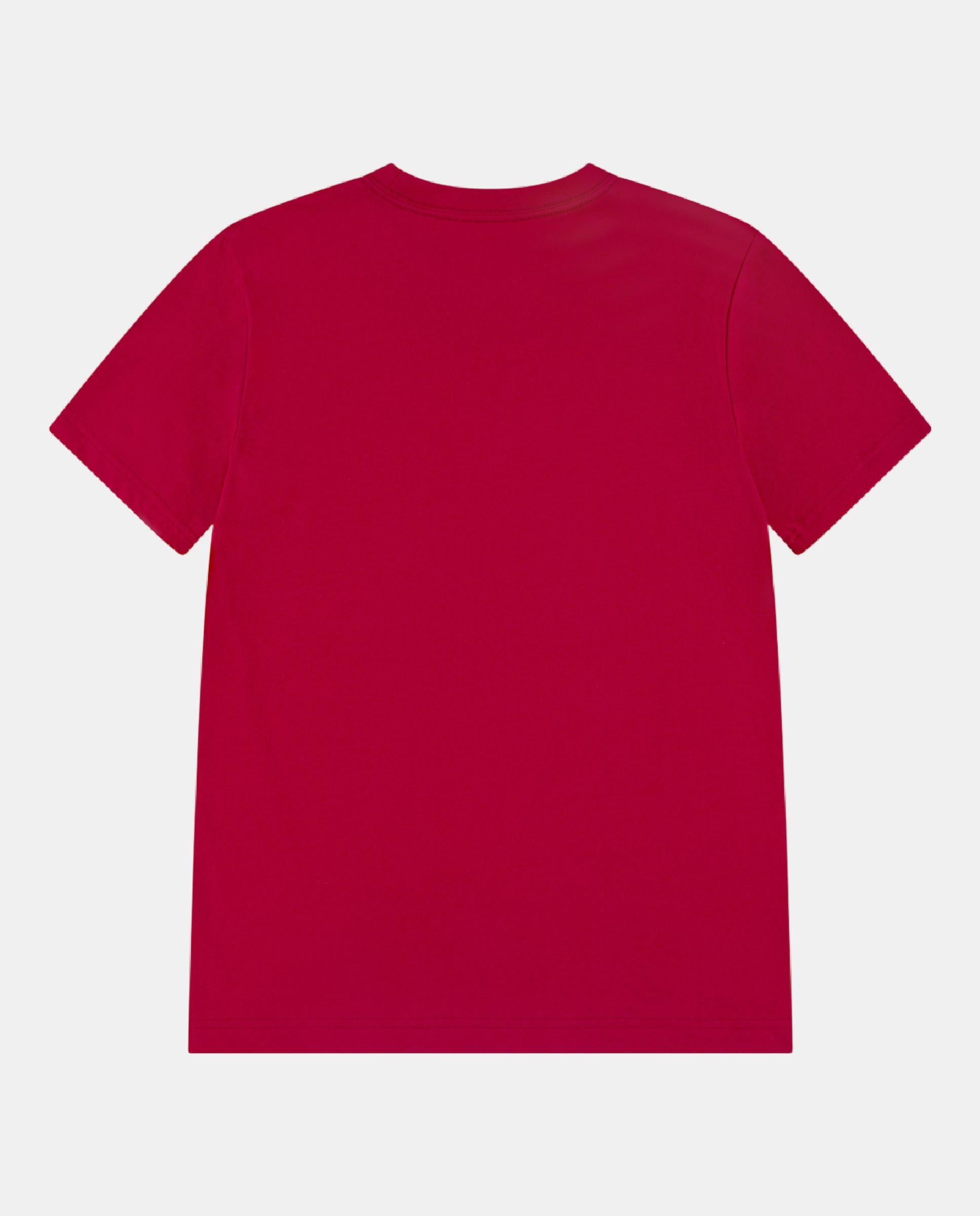 T-shirt de Menino JDN Sport Core SS Tee Vermelho-2